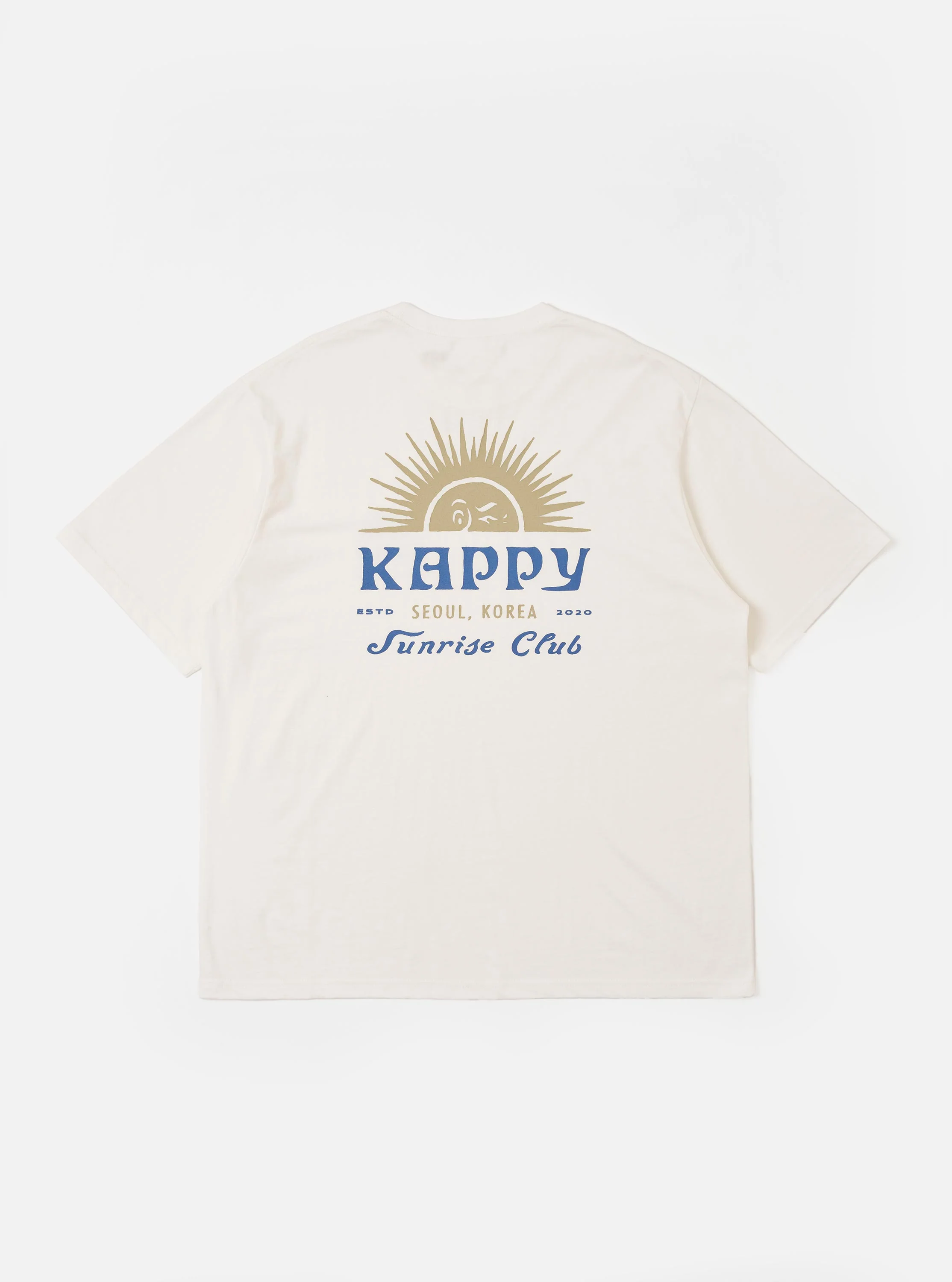 Kappy White Sunny Wink Half Tee - Image 4