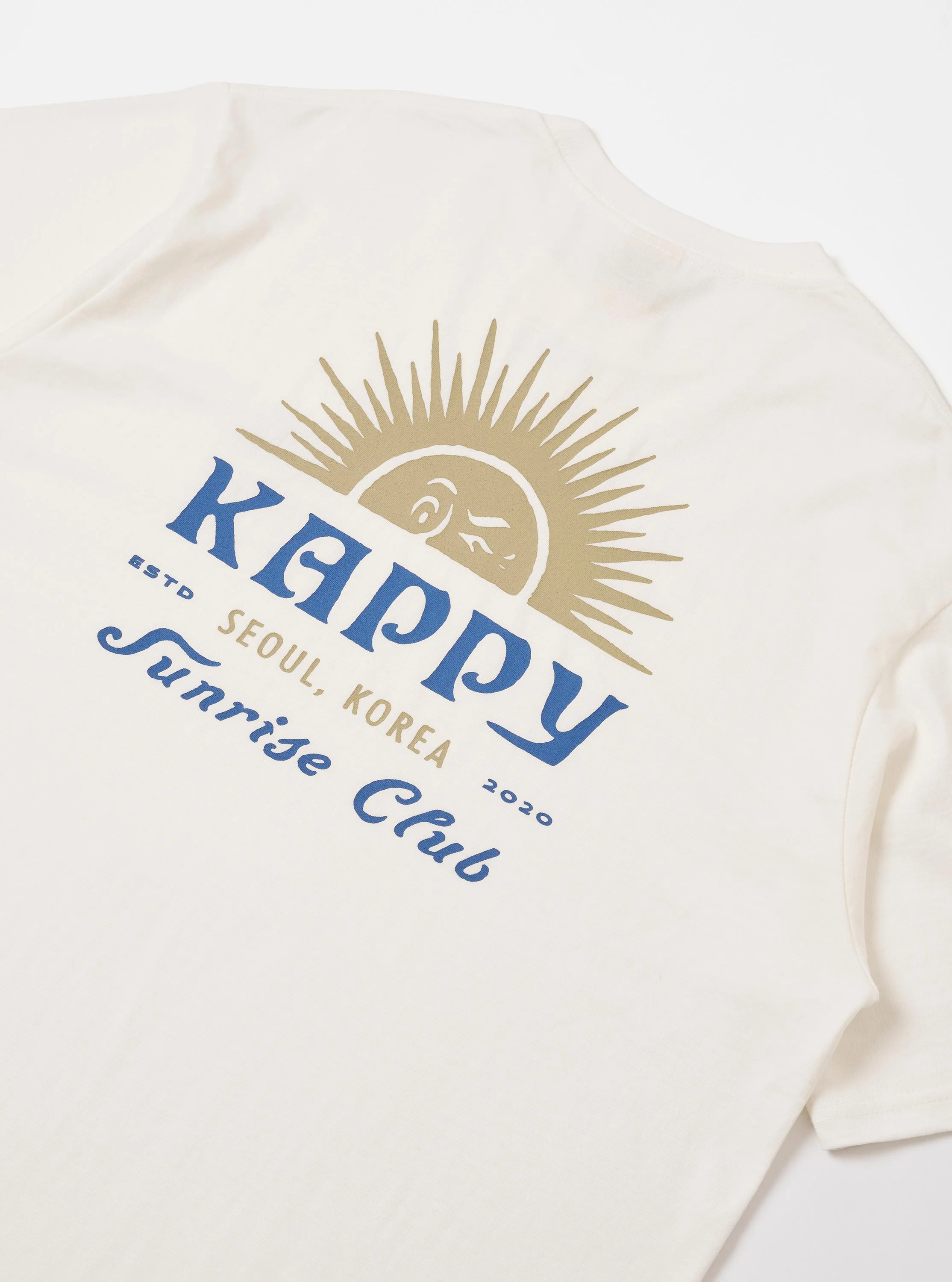 Kappy White Sunny Wink Half Tee - Image 5