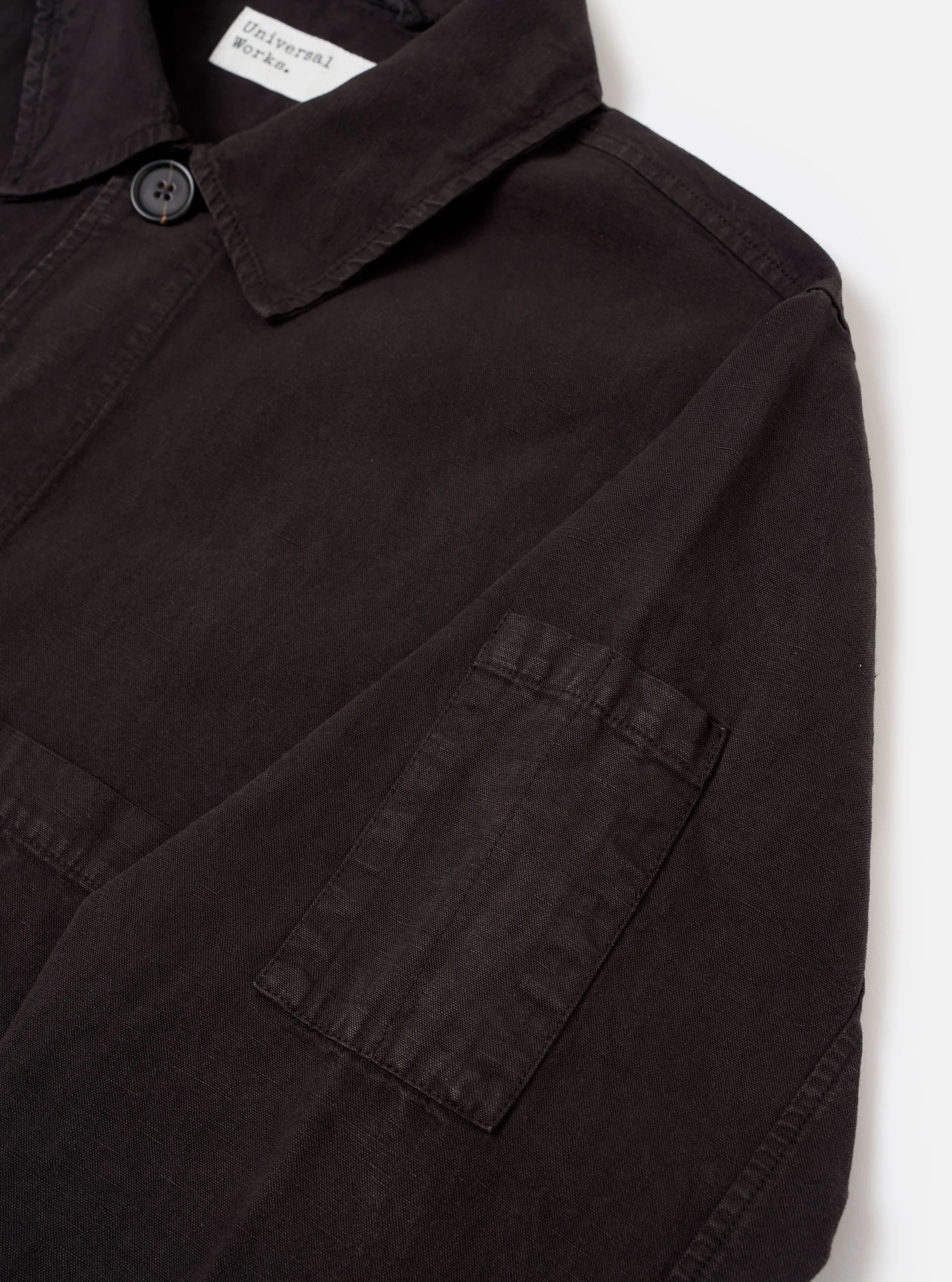 Licorice Lyo Linen Mix Coverall Jacket - Image 6