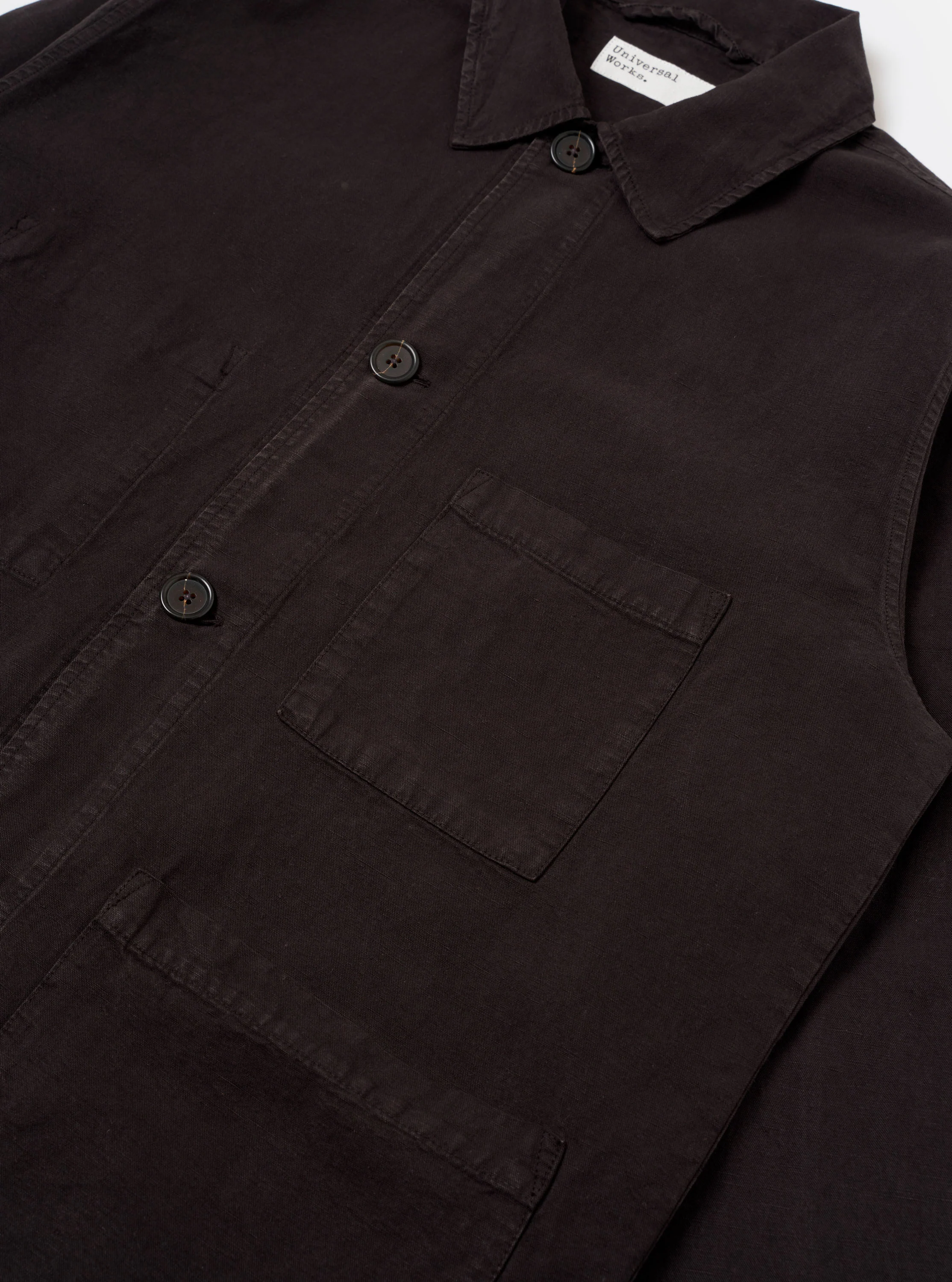 Licorice Lyo Linen Mix Coverall Jacket - Image 7