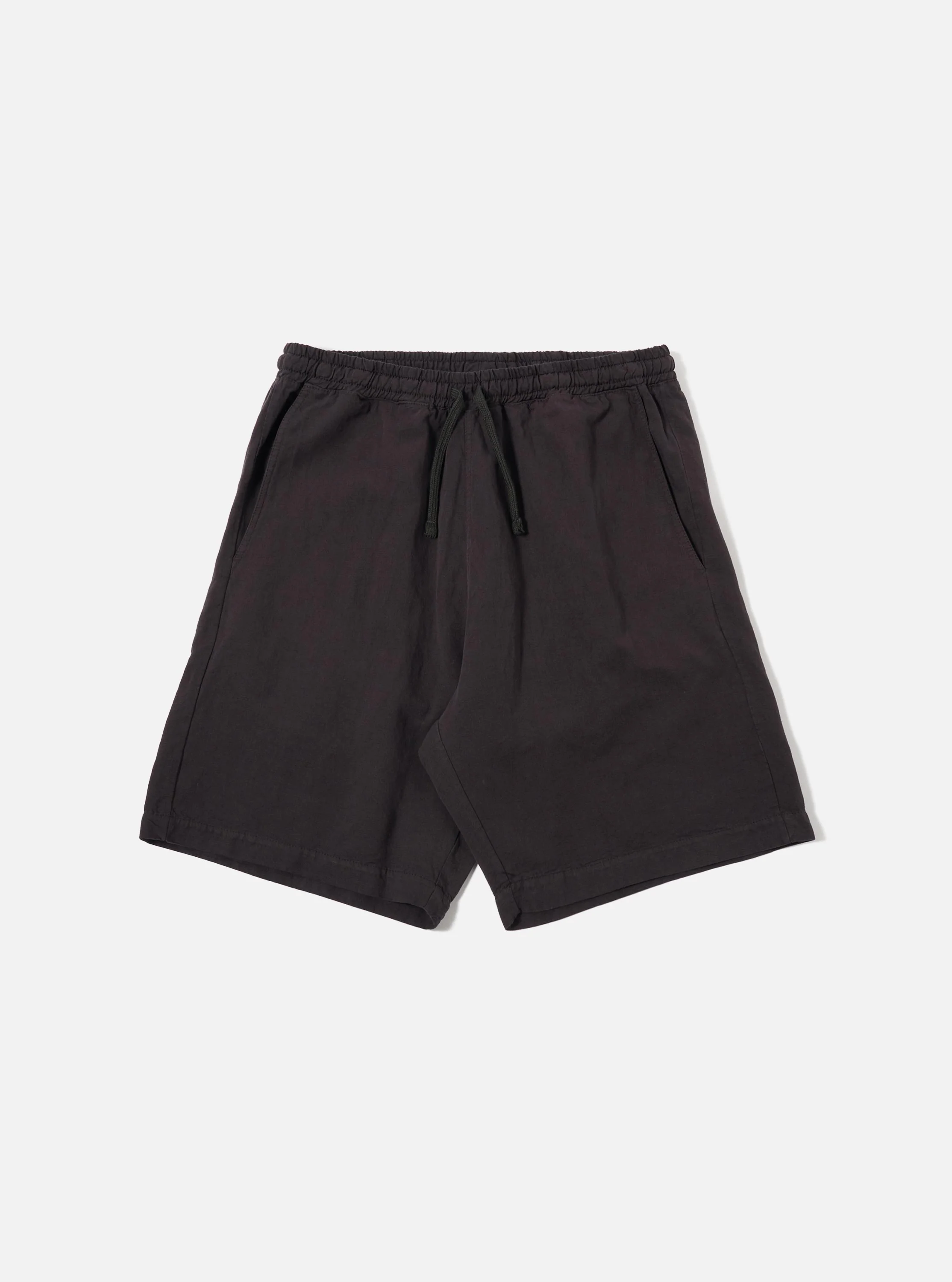 Licorice Lyo Linen Mix Simple Short