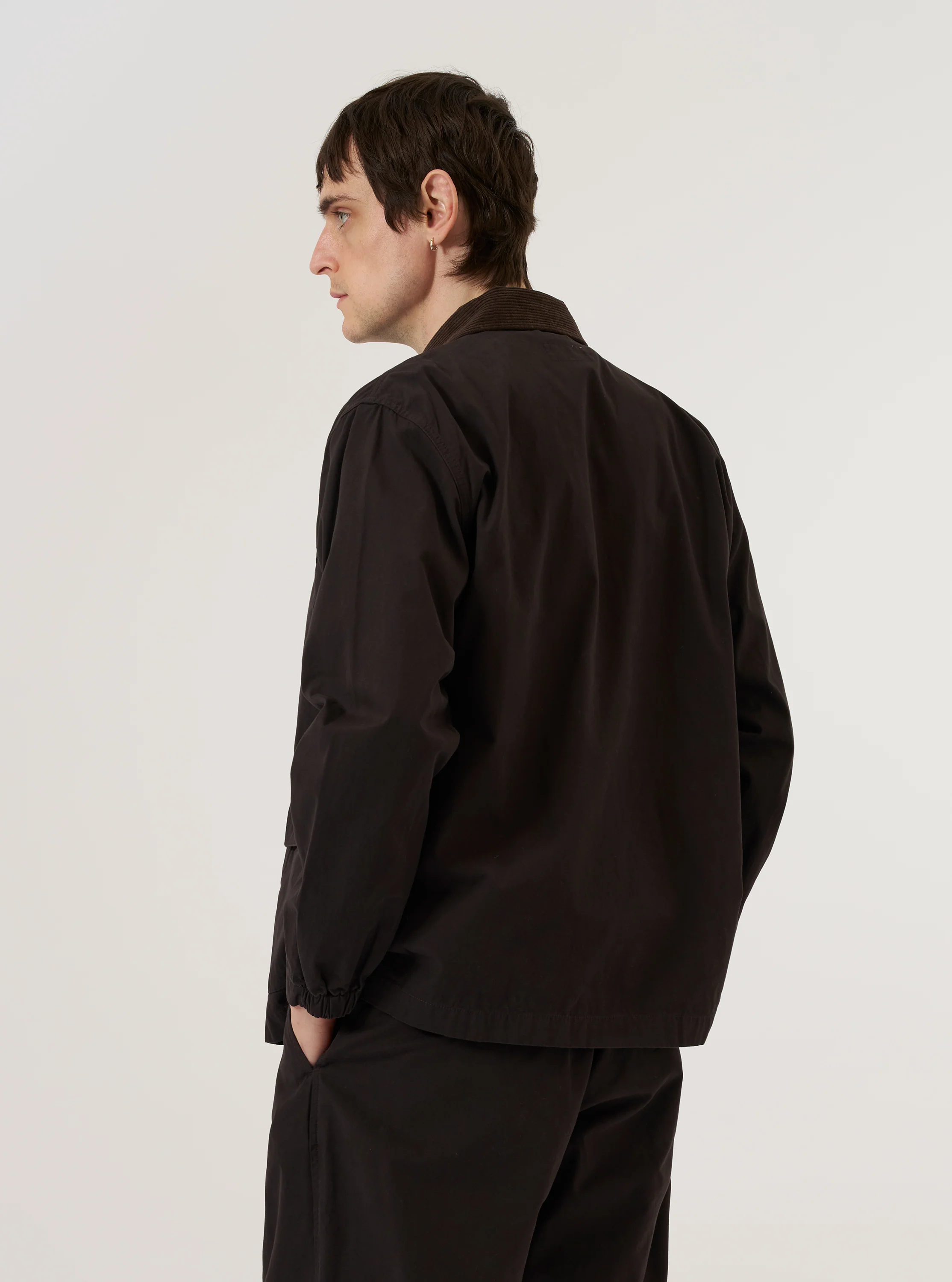 Licorice Summer Canvas Labour Jacket - Image 3