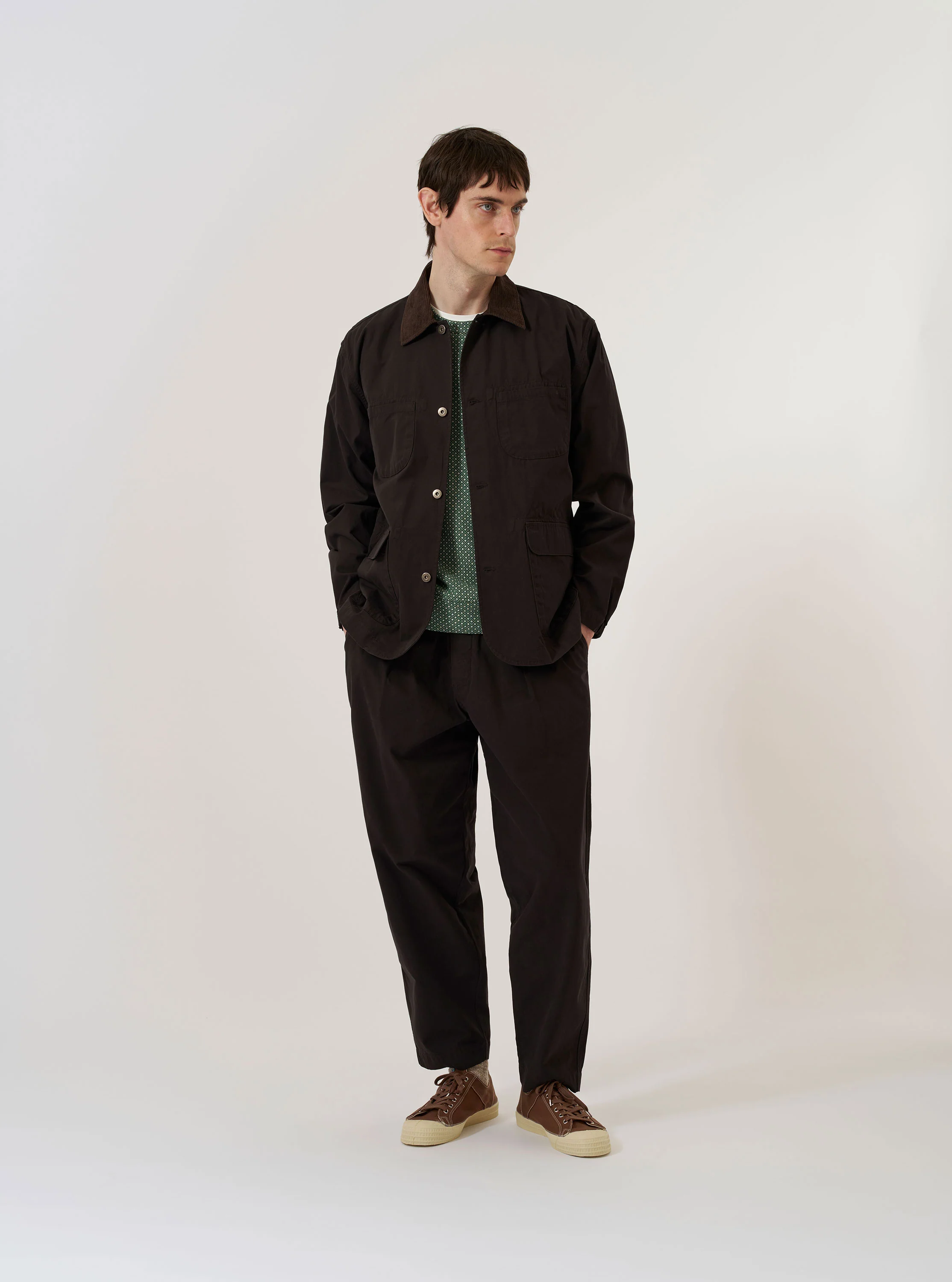 Licorice Summer Canvas Labour Jacket - Image 7