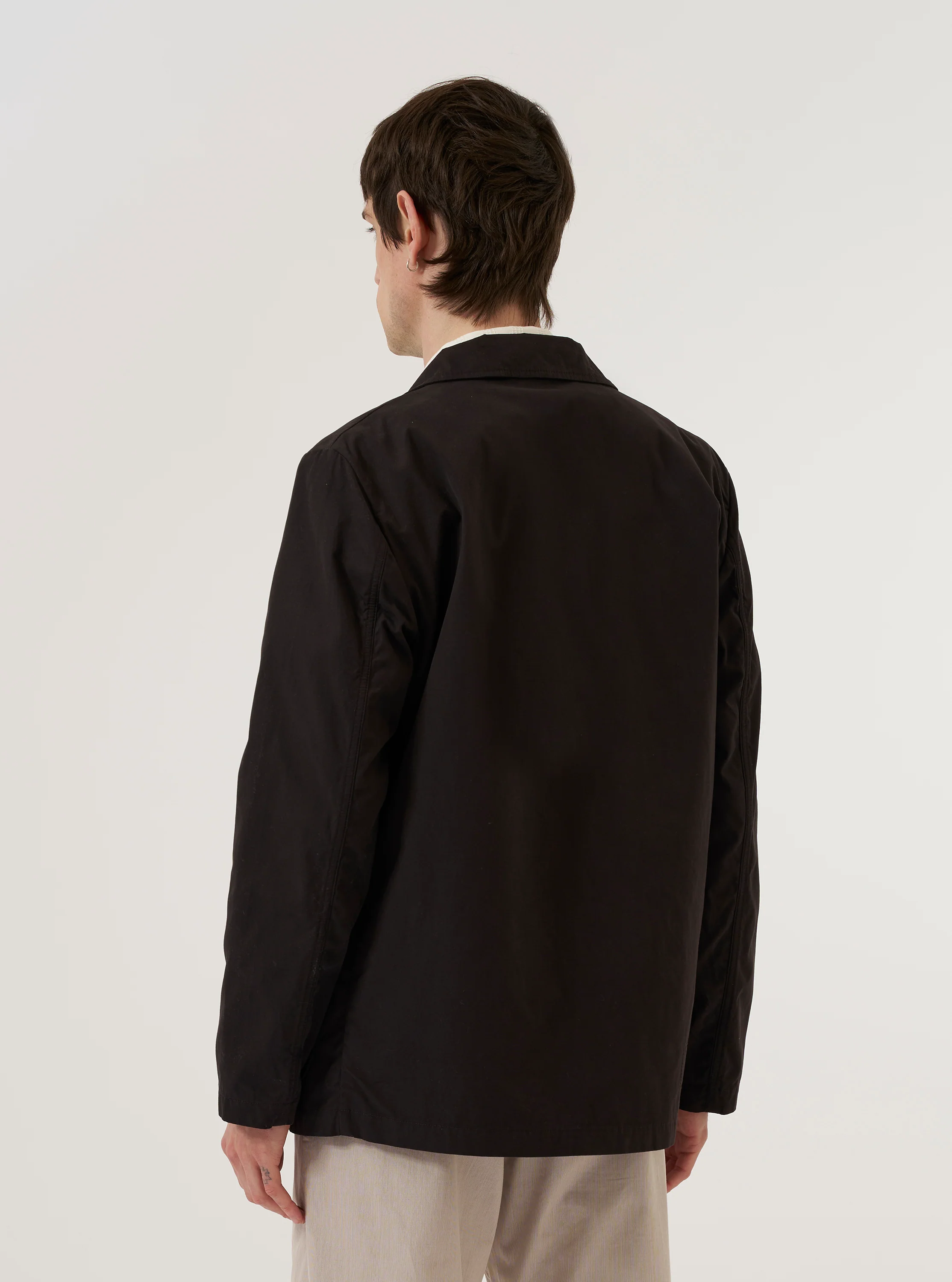 Licorice Summer Canvas Two Button Jacket - Image 3