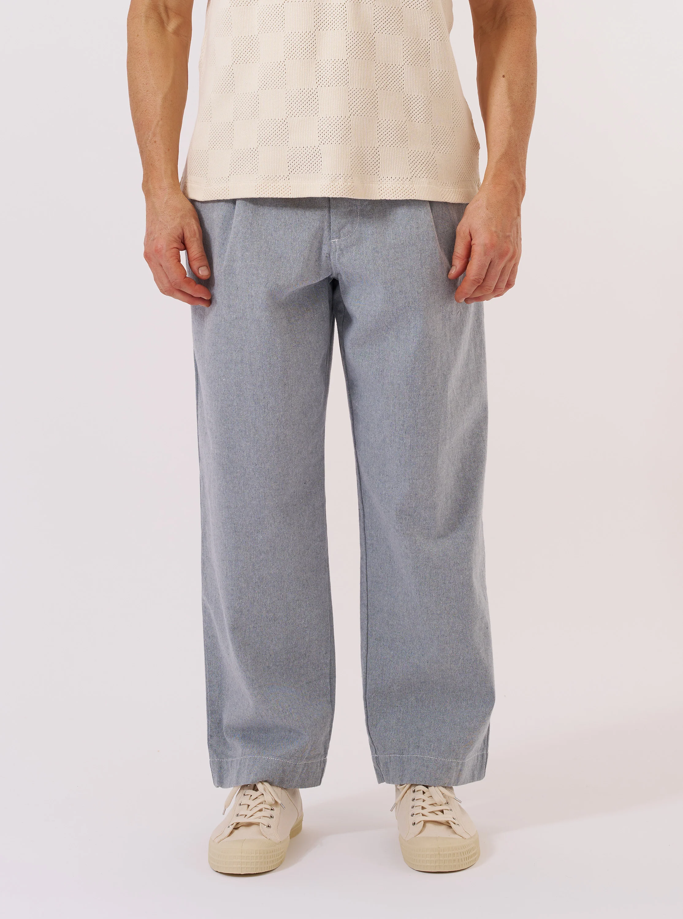 Light Indigo Jean Cloth Reworked Duke Pant - Image 2