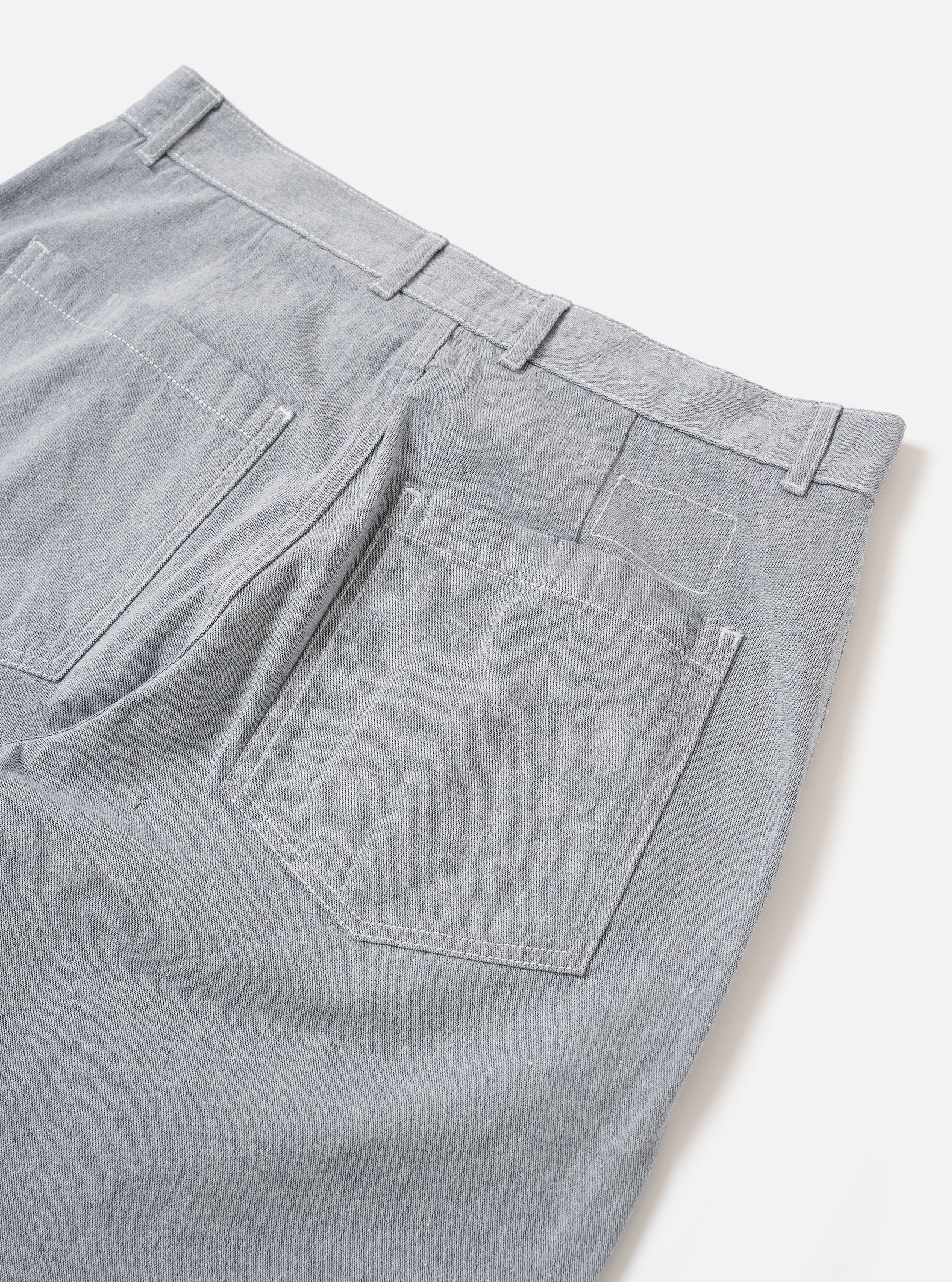 Light Indigo Jean Cloth Reworked Duke Pant - Image 6