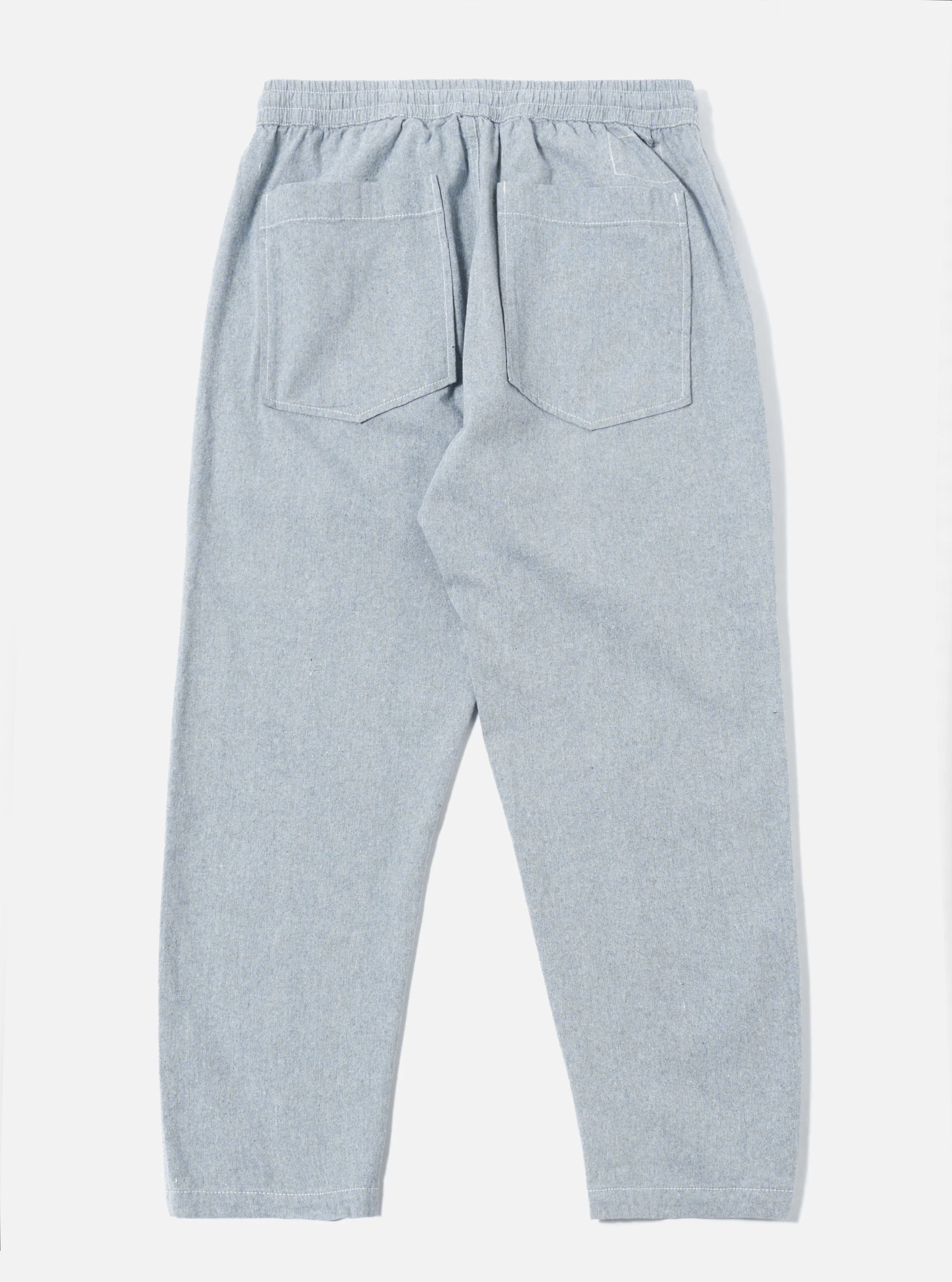 Light Indigo Jean Cloth Reworked Hi Water Trouser - Image 5