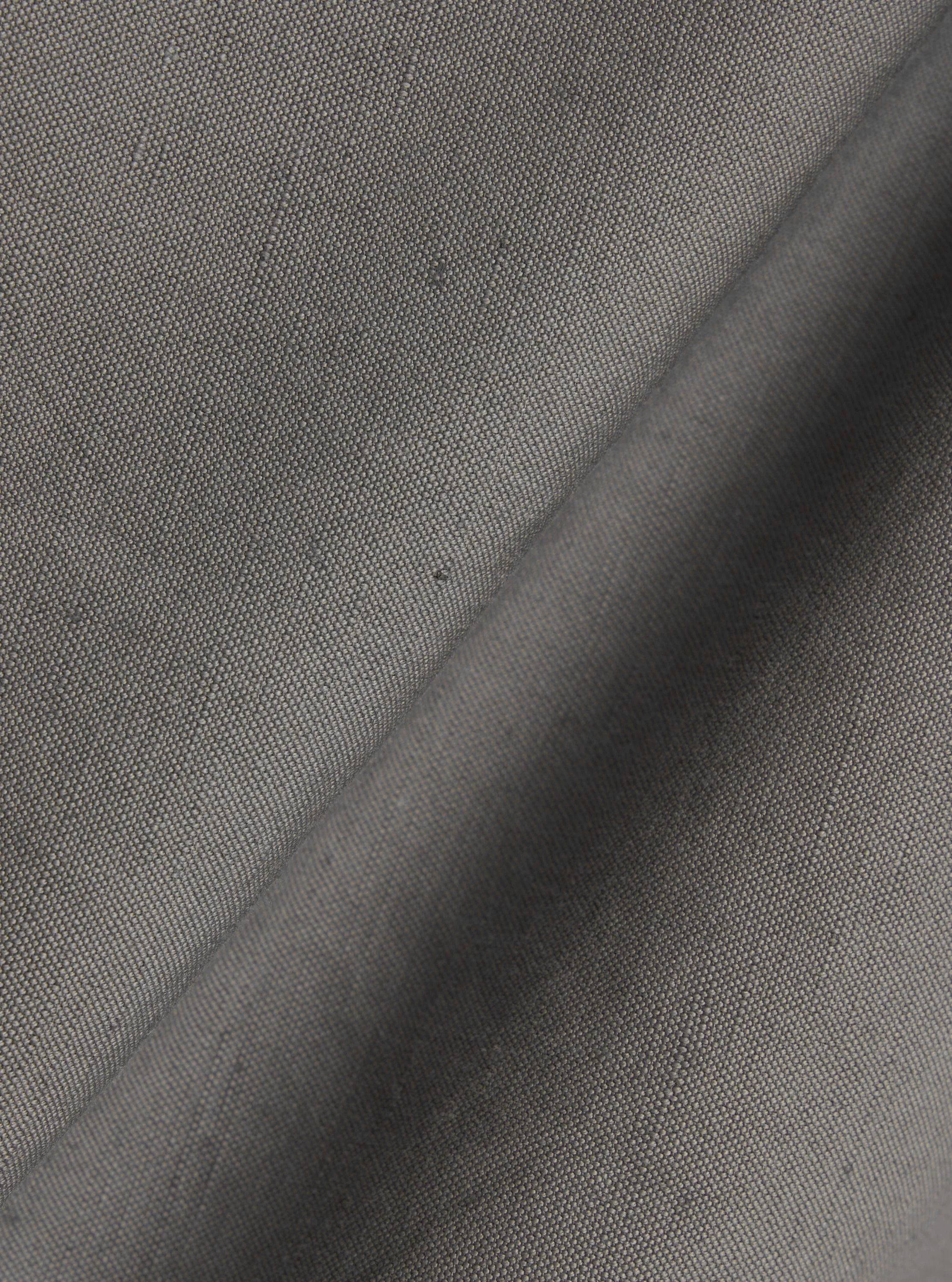 Mid Grey Linen Slub Weave Franck Jacket - Image 4
