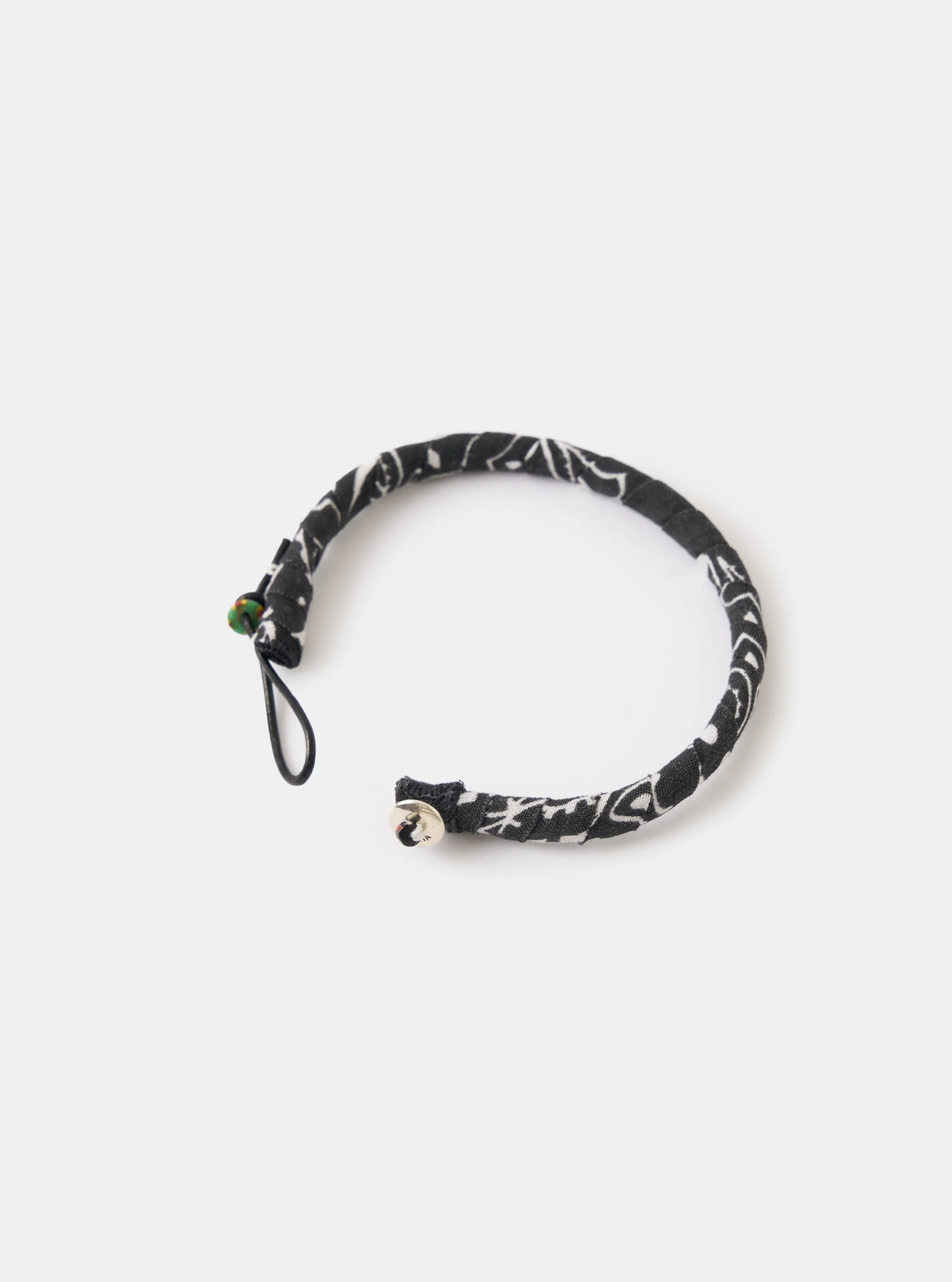 Mikia Black Bandana Bracelet - Image 3