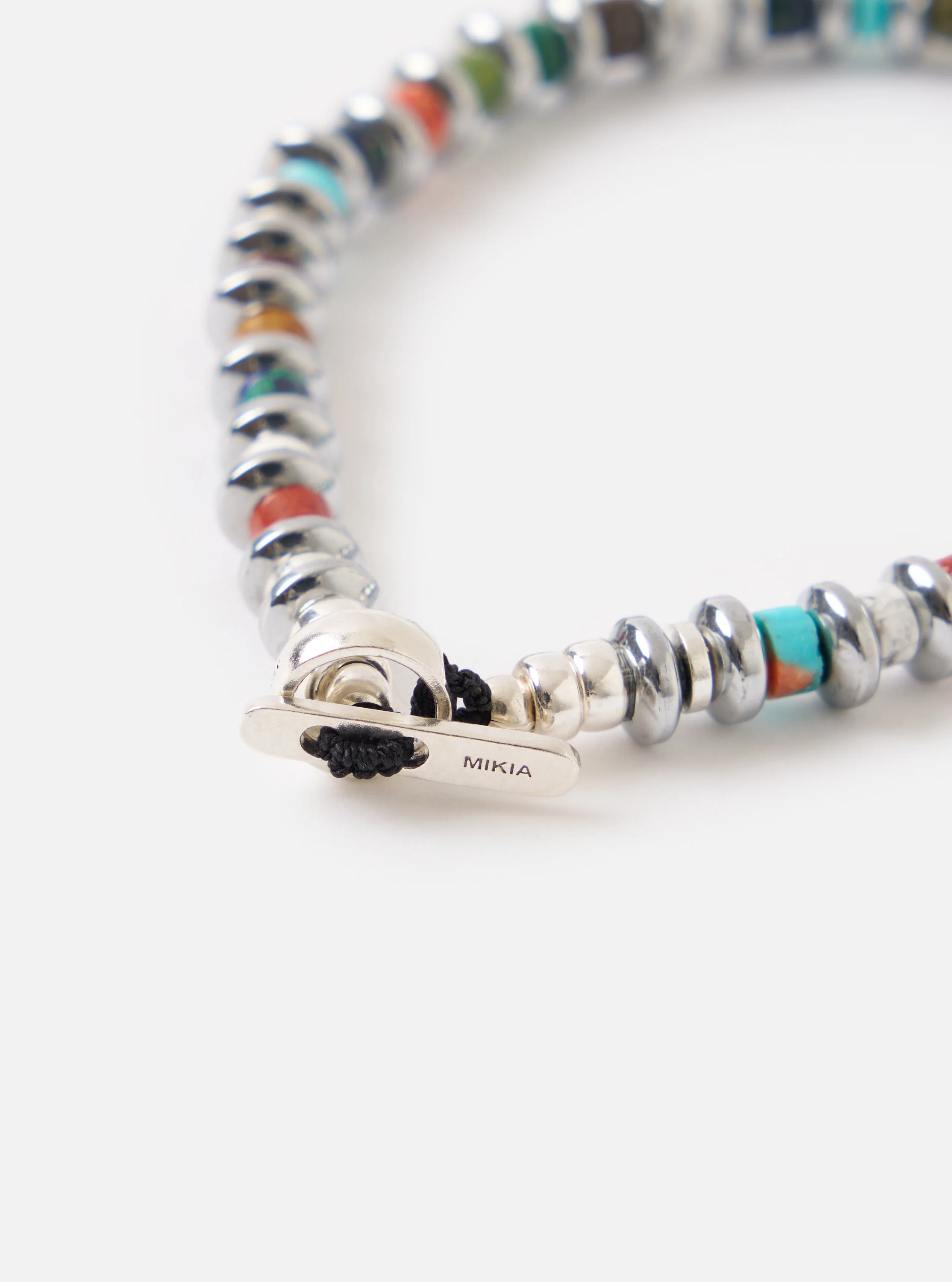 Mikia Multi Hematite Roundel Bracelet - Image 2