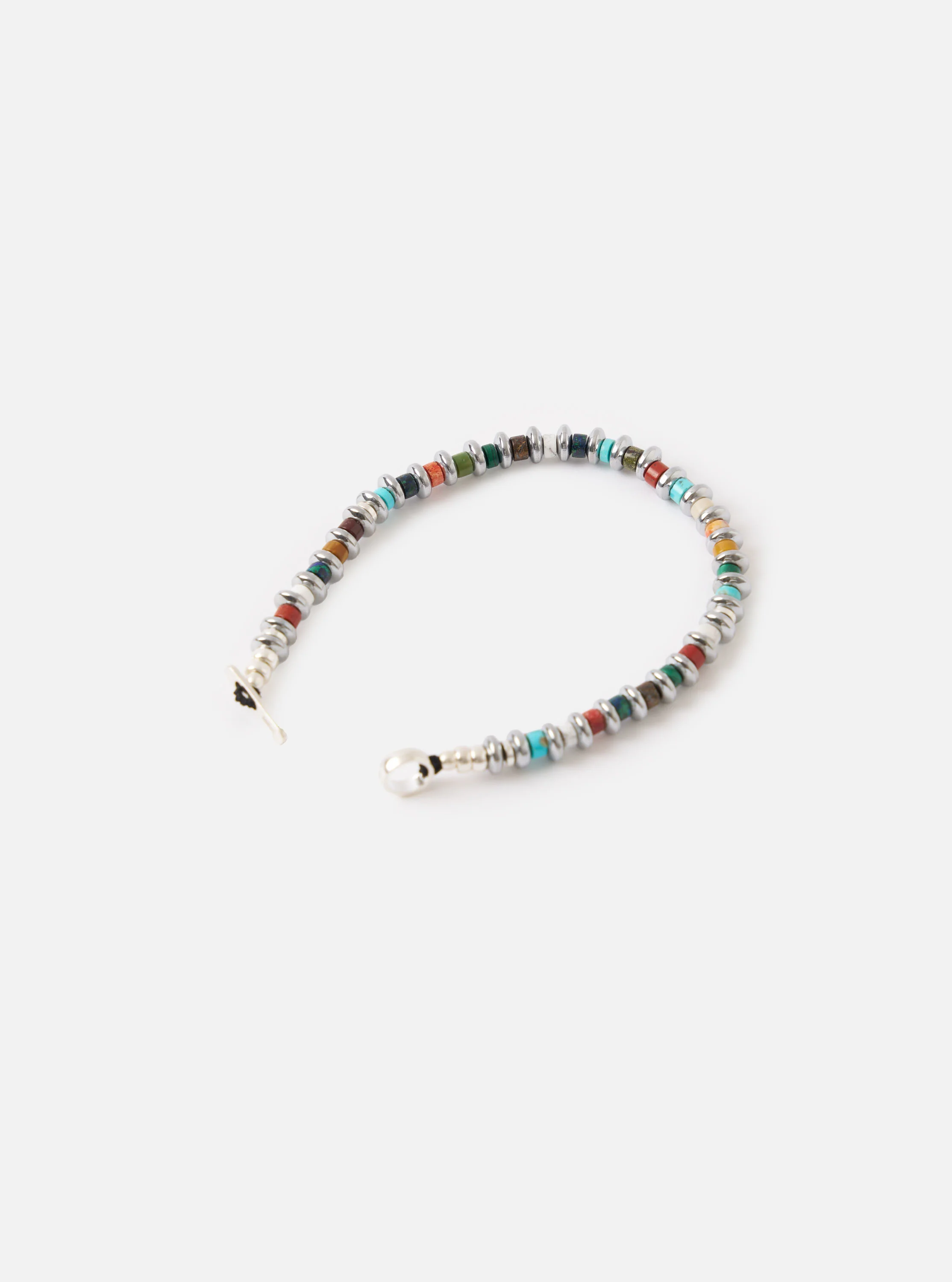 Mikia Multi Hematite Roundel Bracelet - Image 3