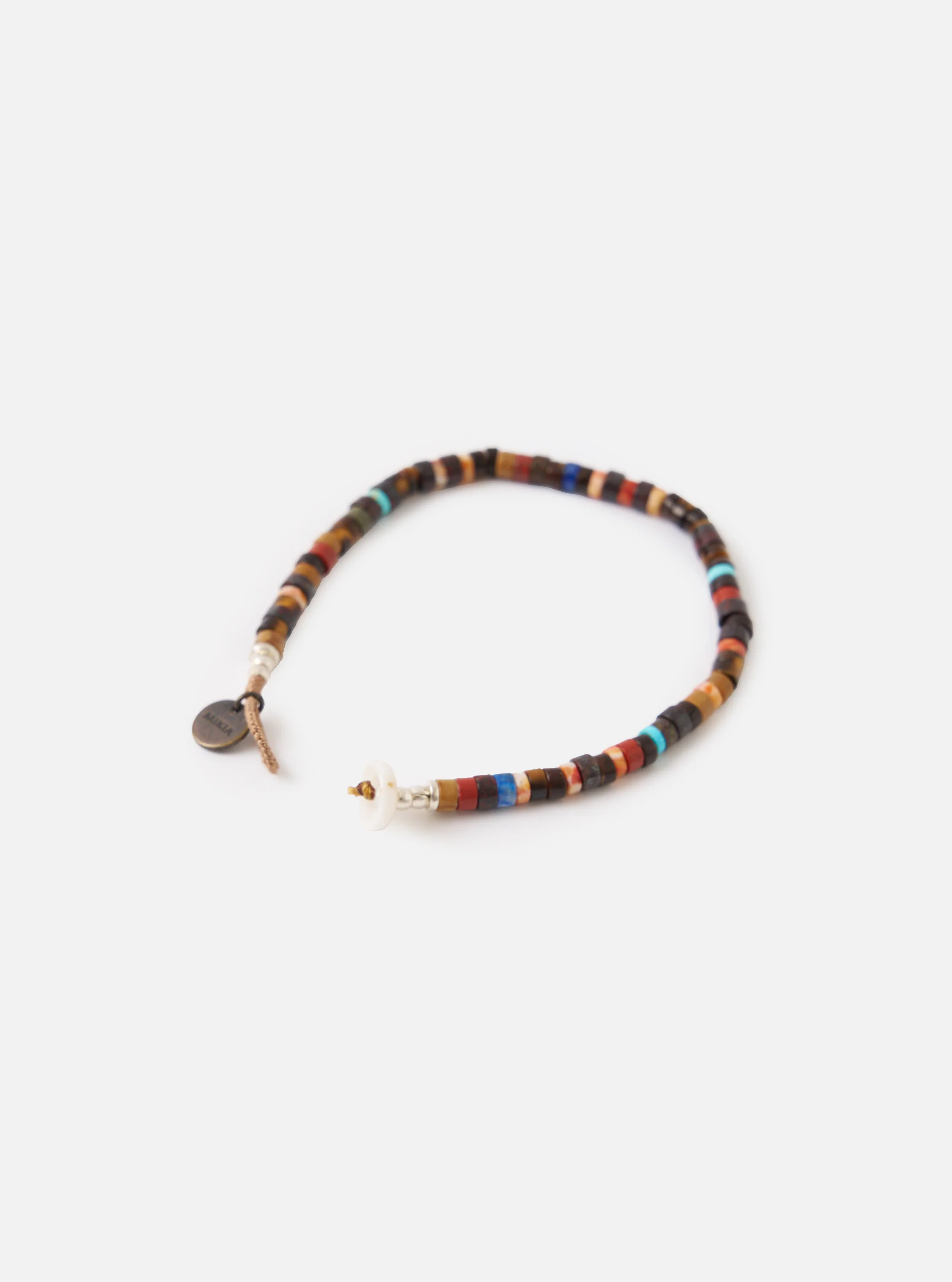 Mikia Brown Multi Heishi Beads Bracelet - Image 3