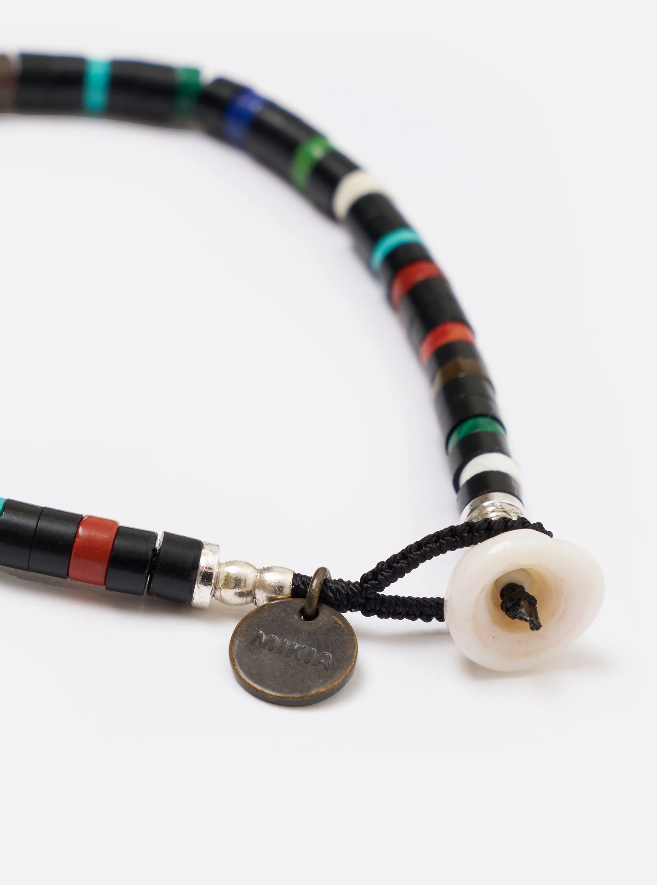 Mikia Jet Multi Heishi Beads Bracelet - Image 2