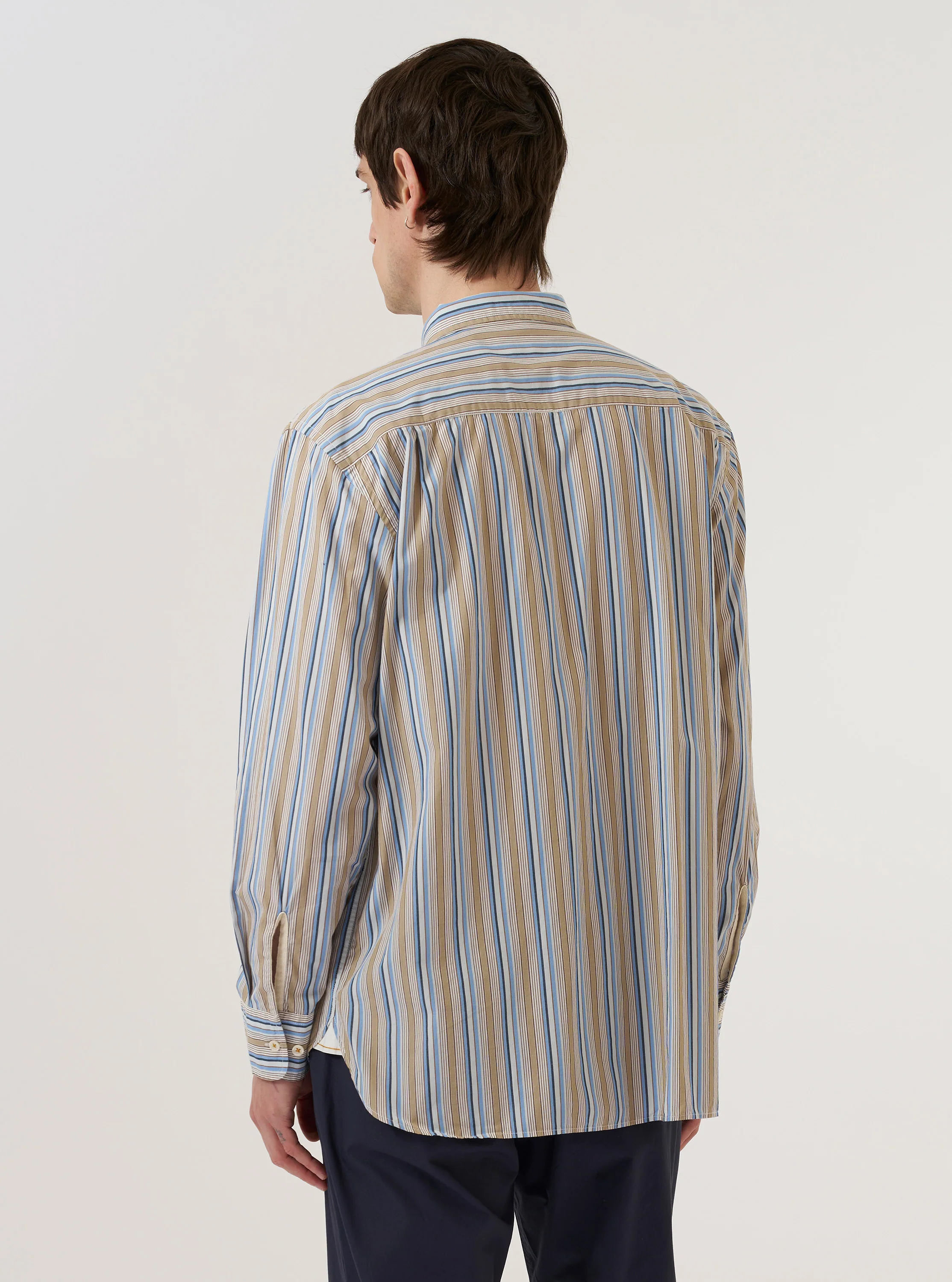 Multi Pop Multi Stripe Square Pocket Shirt - Image 3