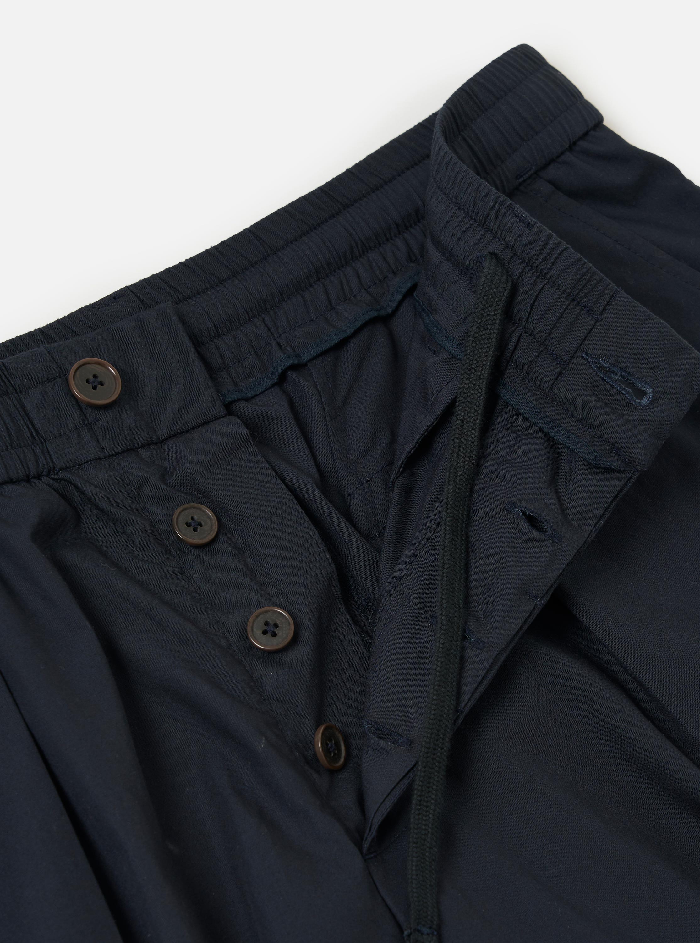 Navy Broadcloth Oxford Pant - Image 7