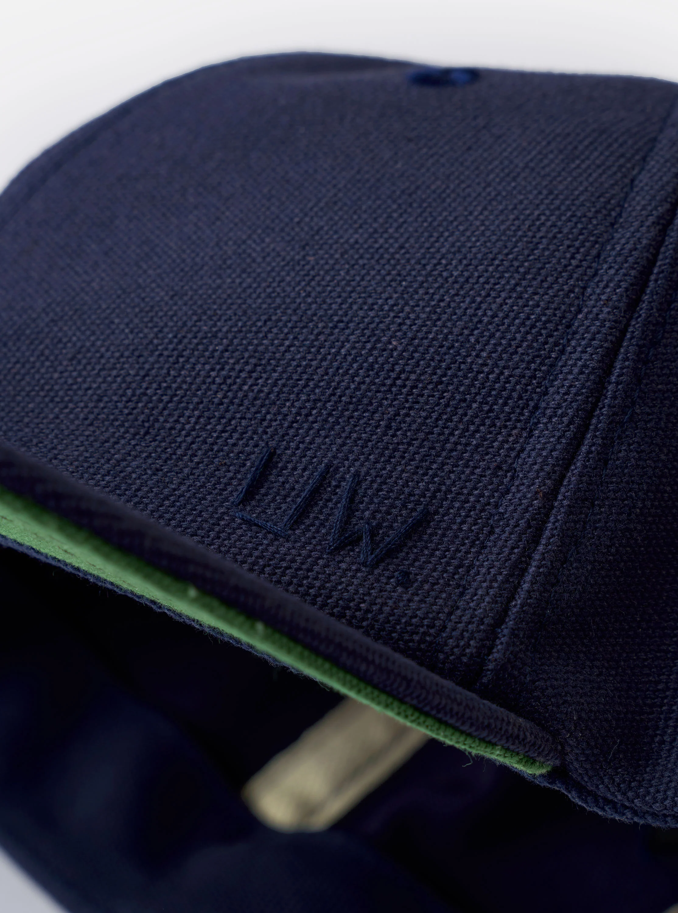 Navy Canvas Baseball Hat - Image 6