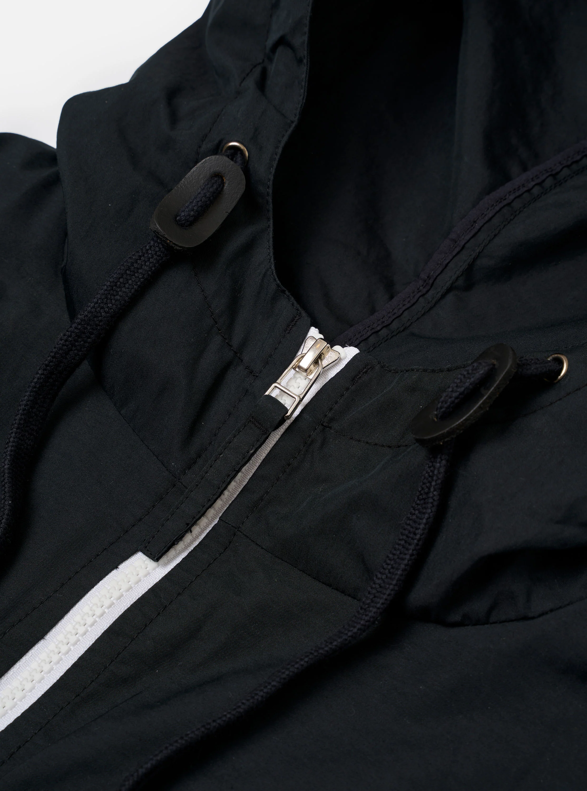Navy Cotton Reycled Nylon Mix Daley Jacket - Image 6