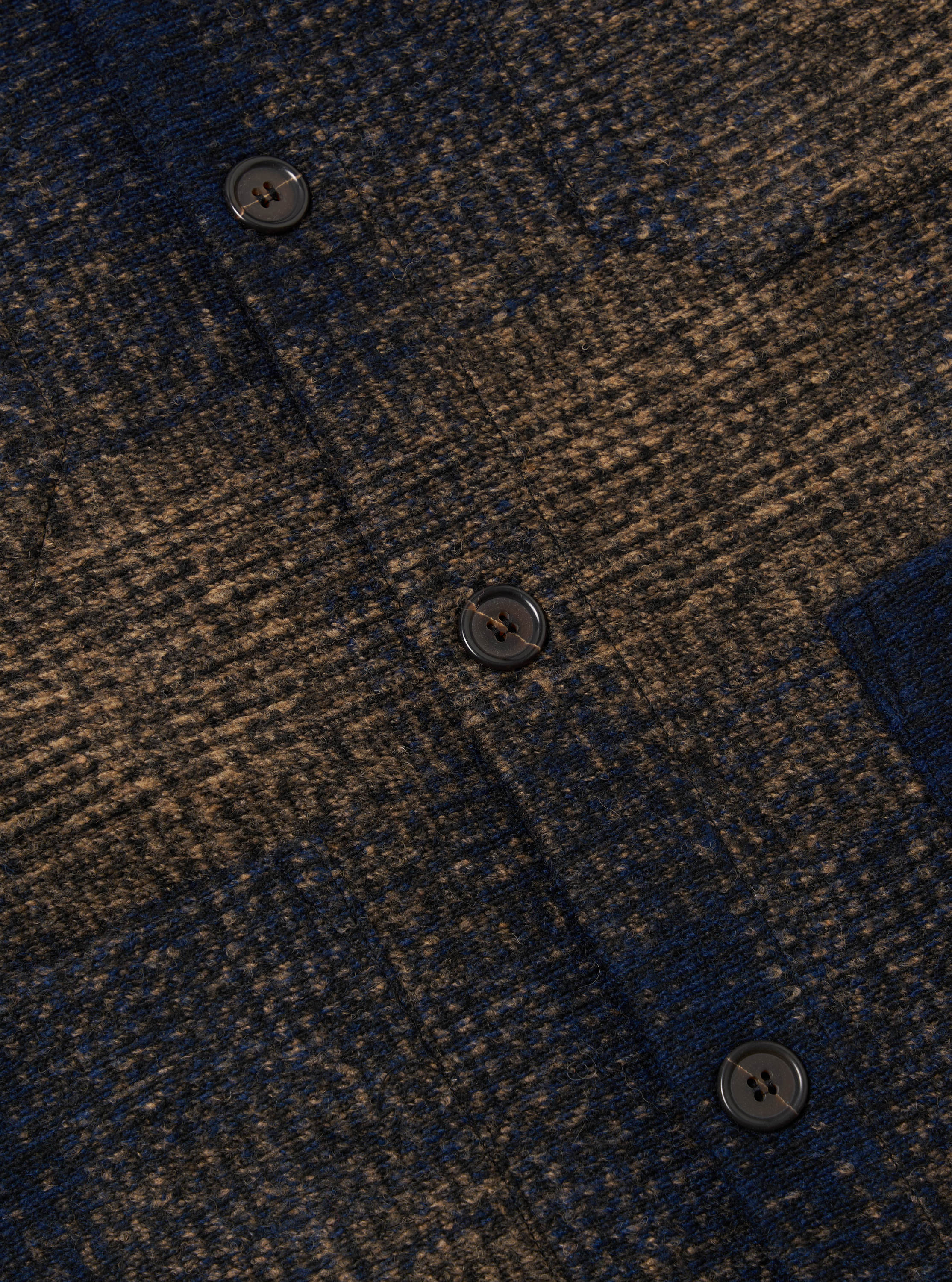 Navy Deca Check Cardigan - Image 7