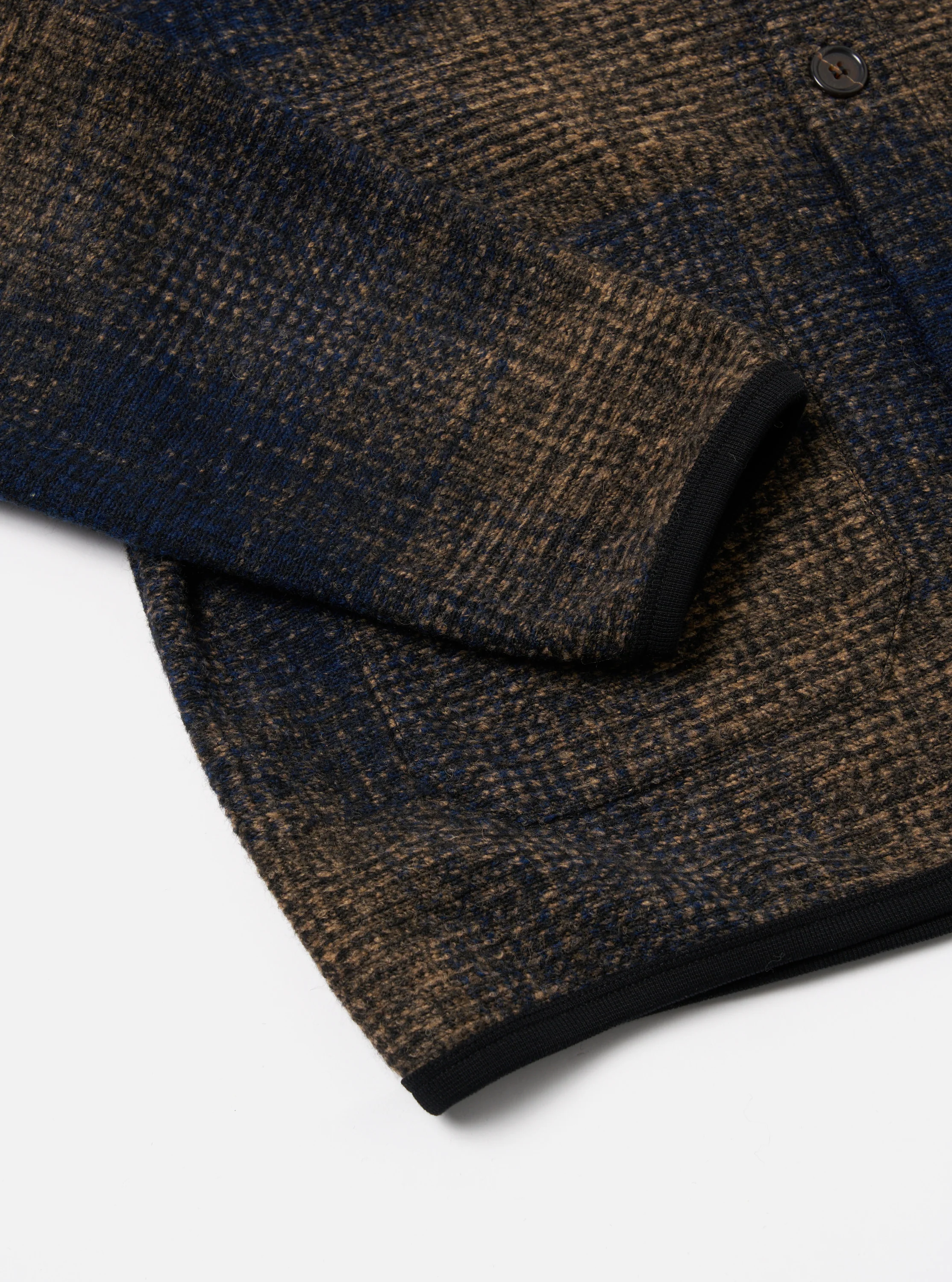 Navy Deca Check Cardigan - Image 8