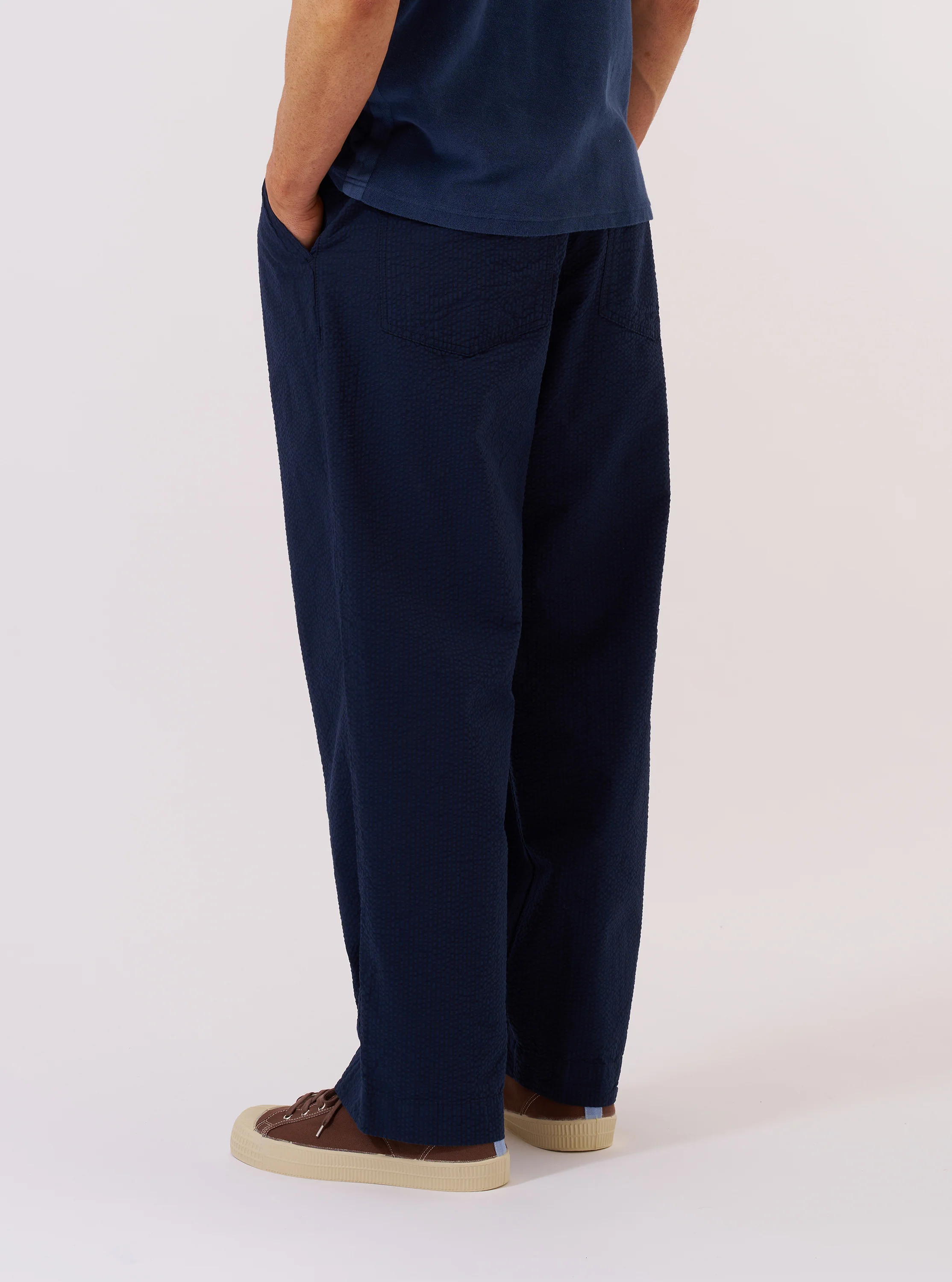 Navy Derby Stripe Duke Pant - Image 3