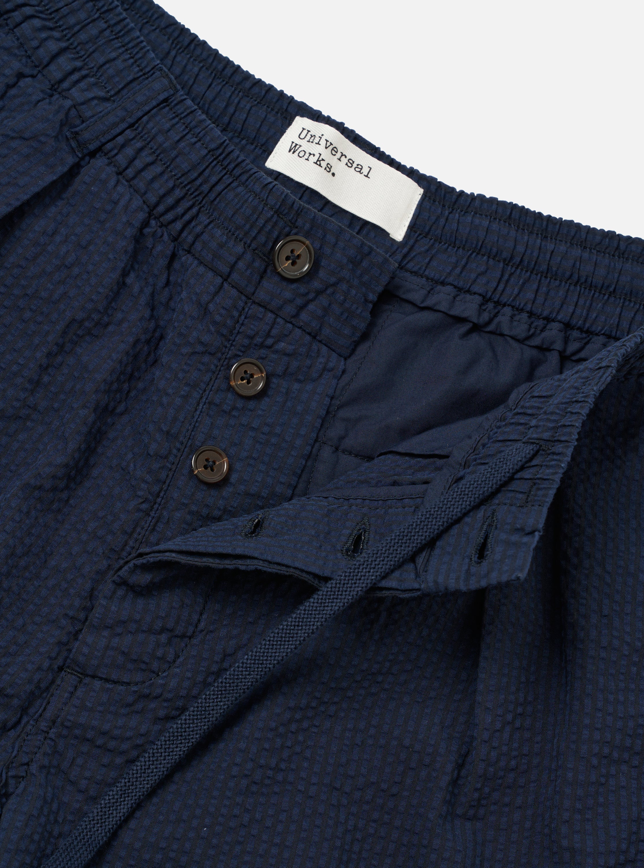 Navy Derby Stripe Oxford Pant - Image 6