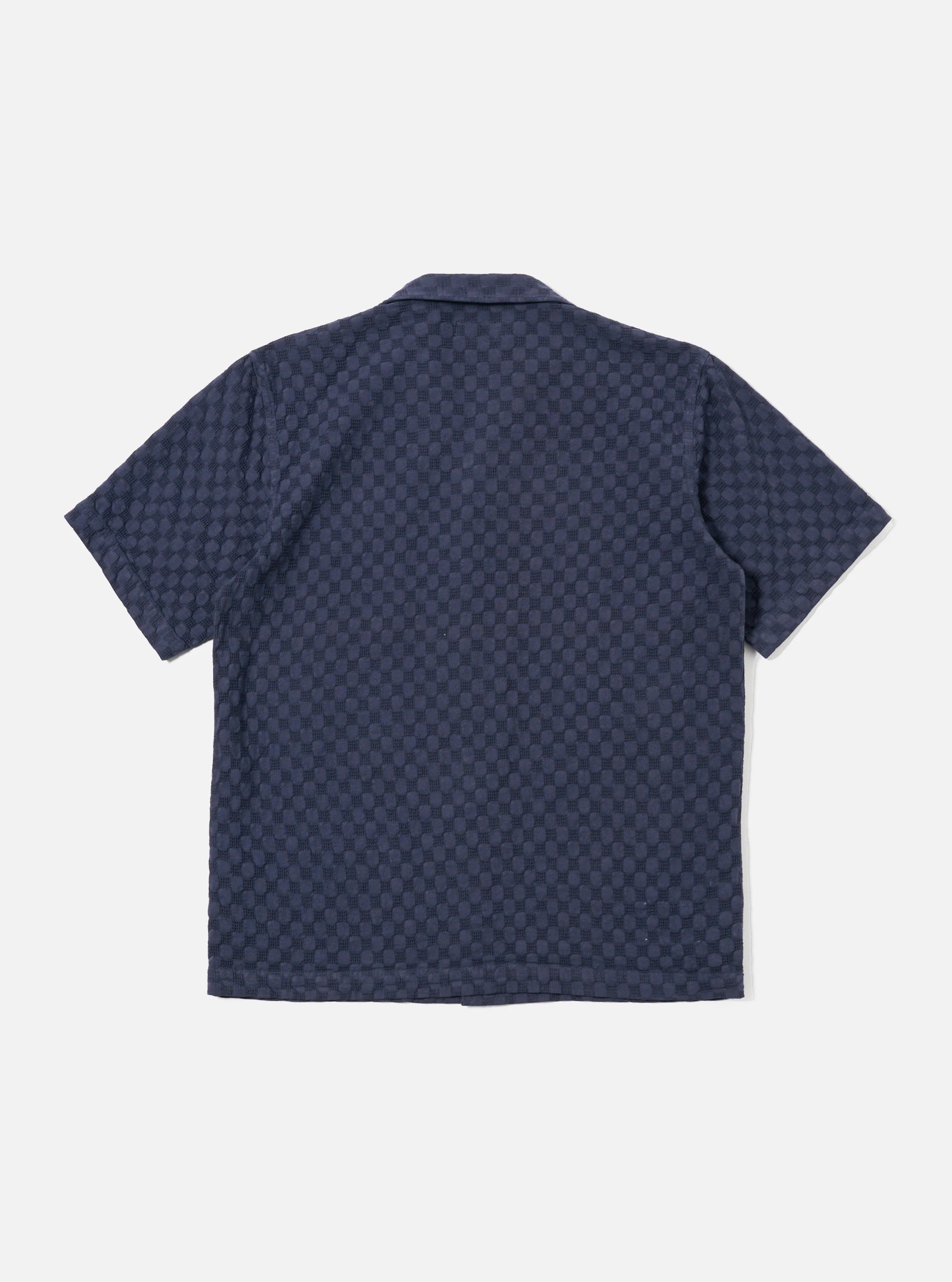 Navy Dot Waffle Road Shirt - Image 5