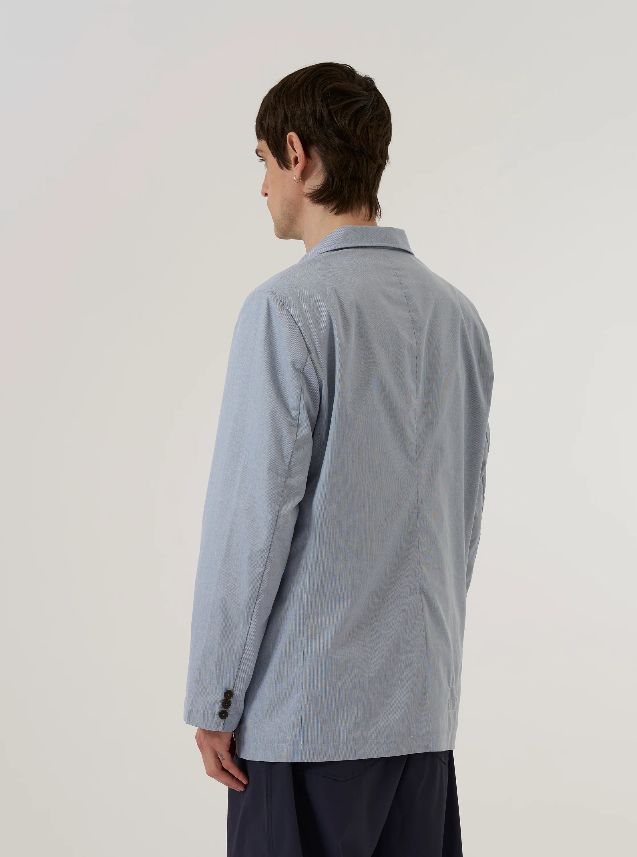 Navy Kennedy Stripe Boston Blazer - Image 3