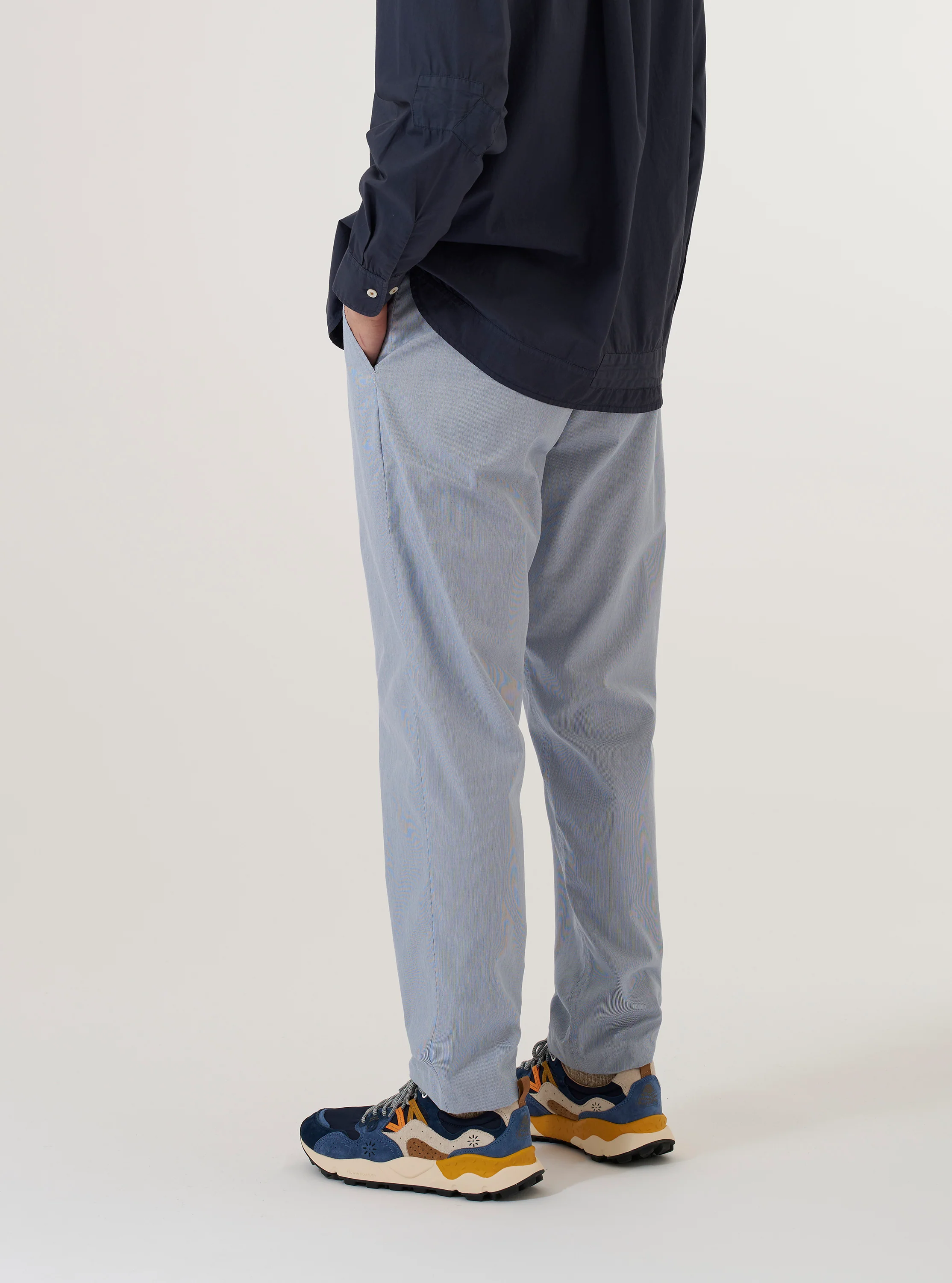 Navy Kennedy Stripe Military Chino - Image 3