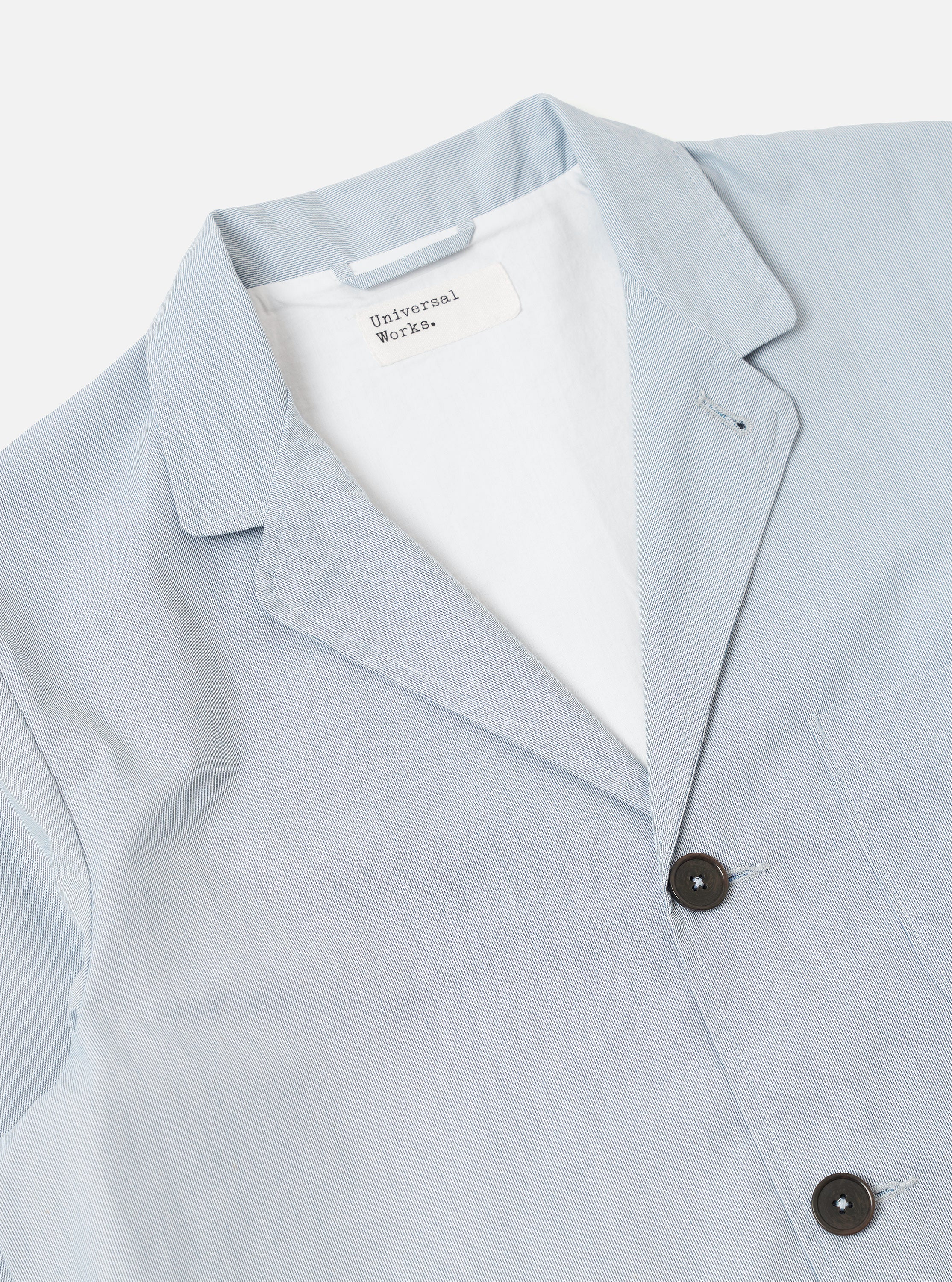 Navy Kennedy Stripe Three Button Jacket - Image 6