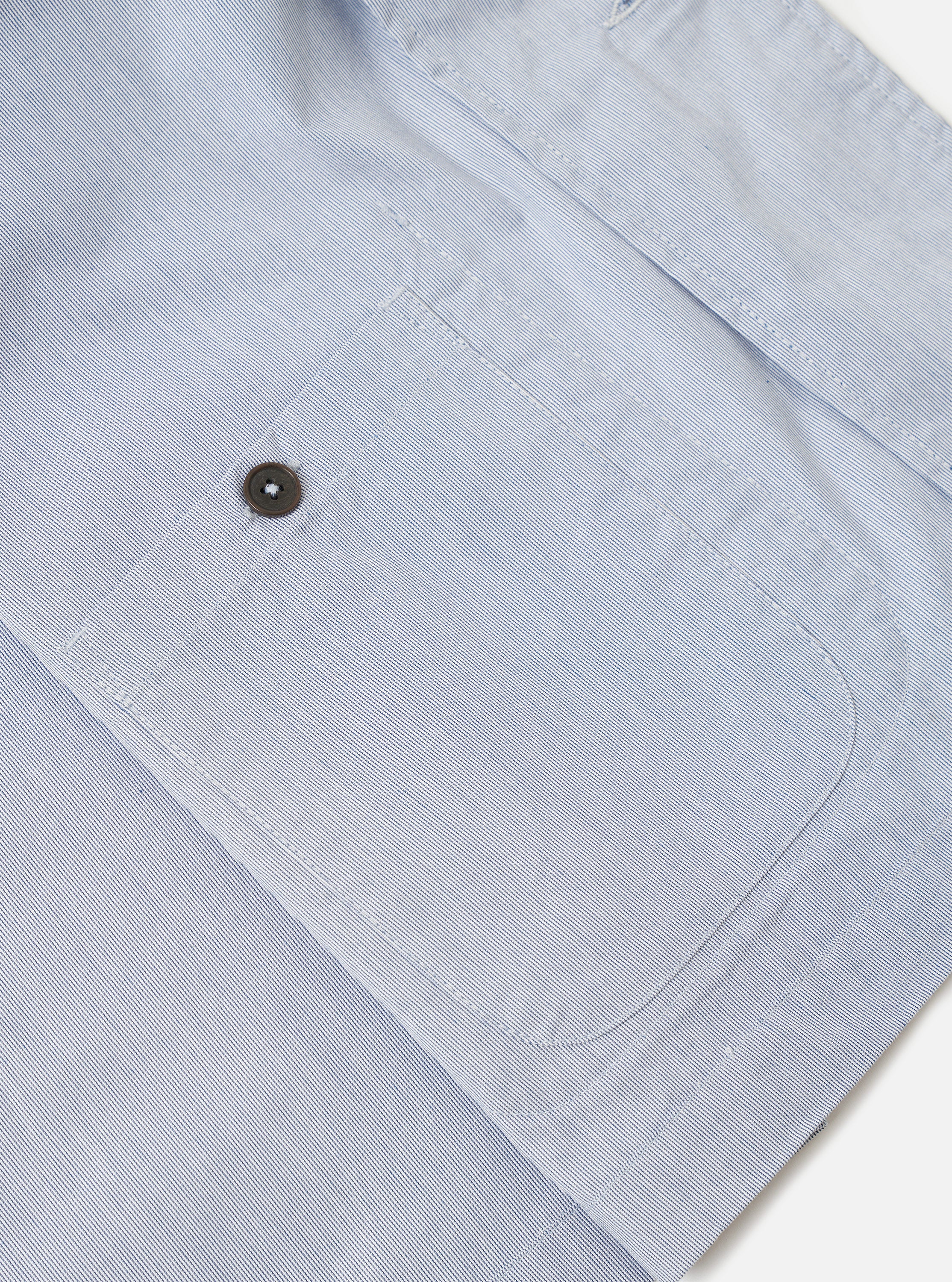 Navy Kennedy Stripe Three Button Jacket - Image 7
