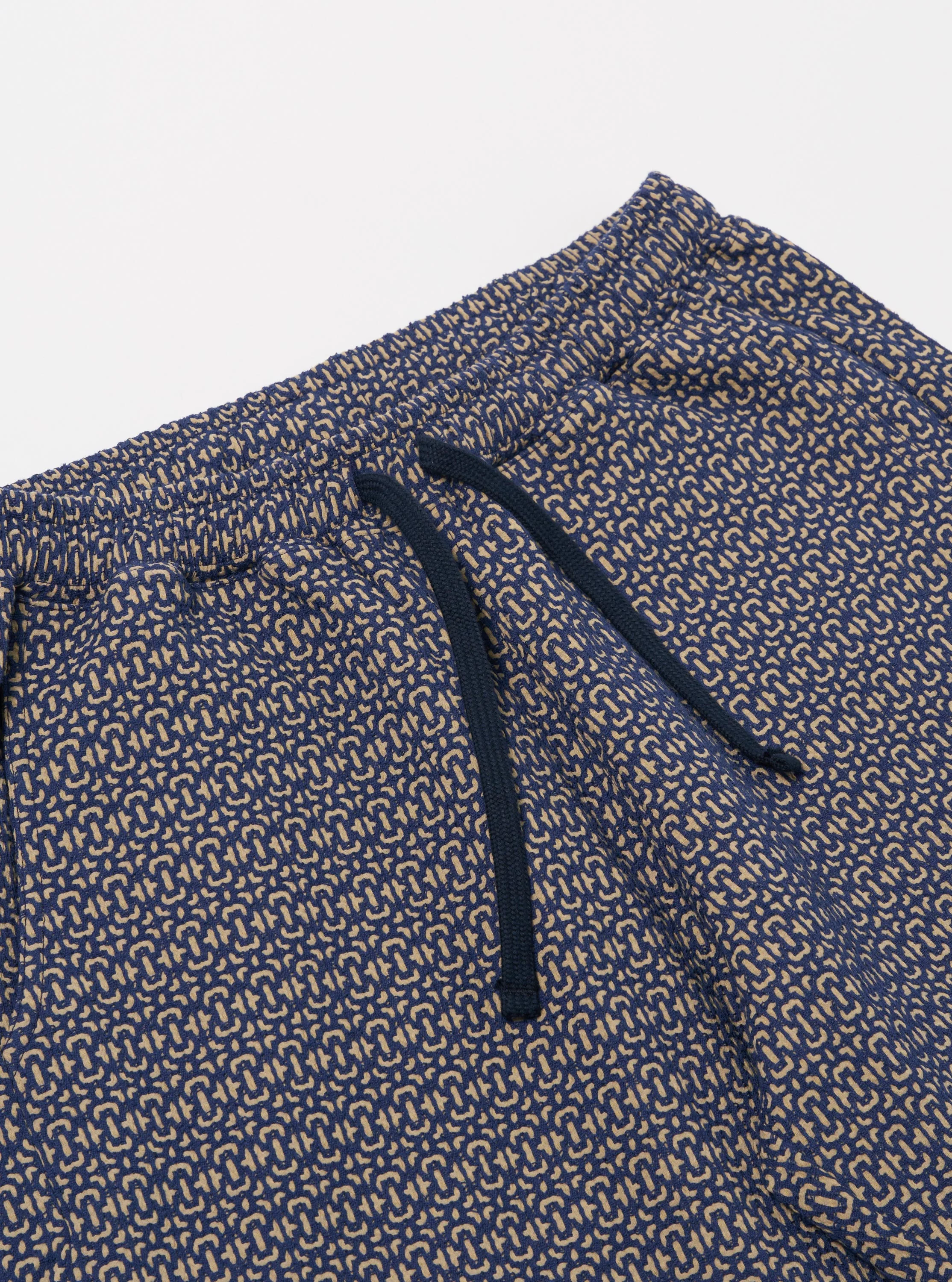 Navy Konos Cotton Simple Short - Image 6