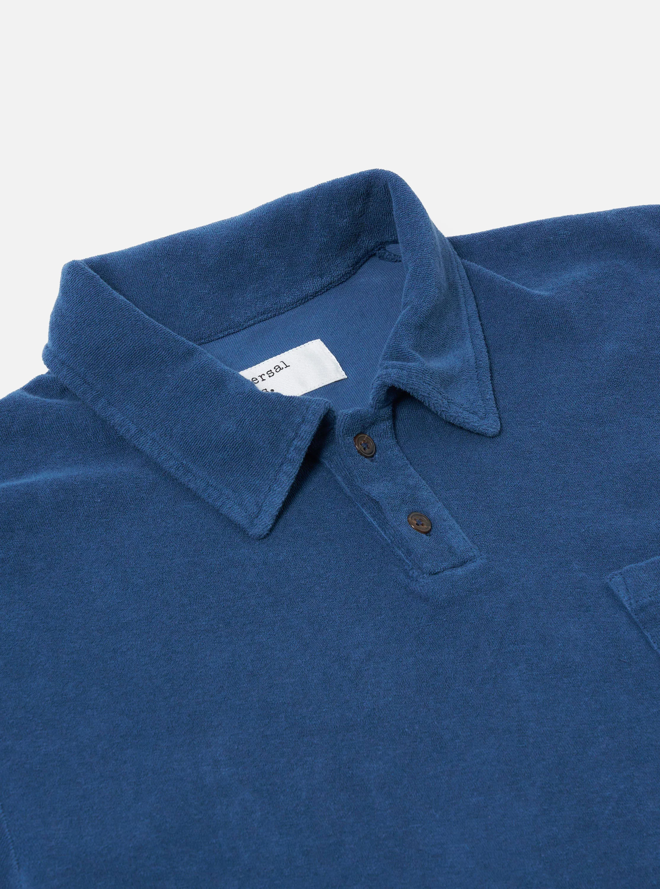 Navy Light Weight Terry Newlyn Polo - Image 6
