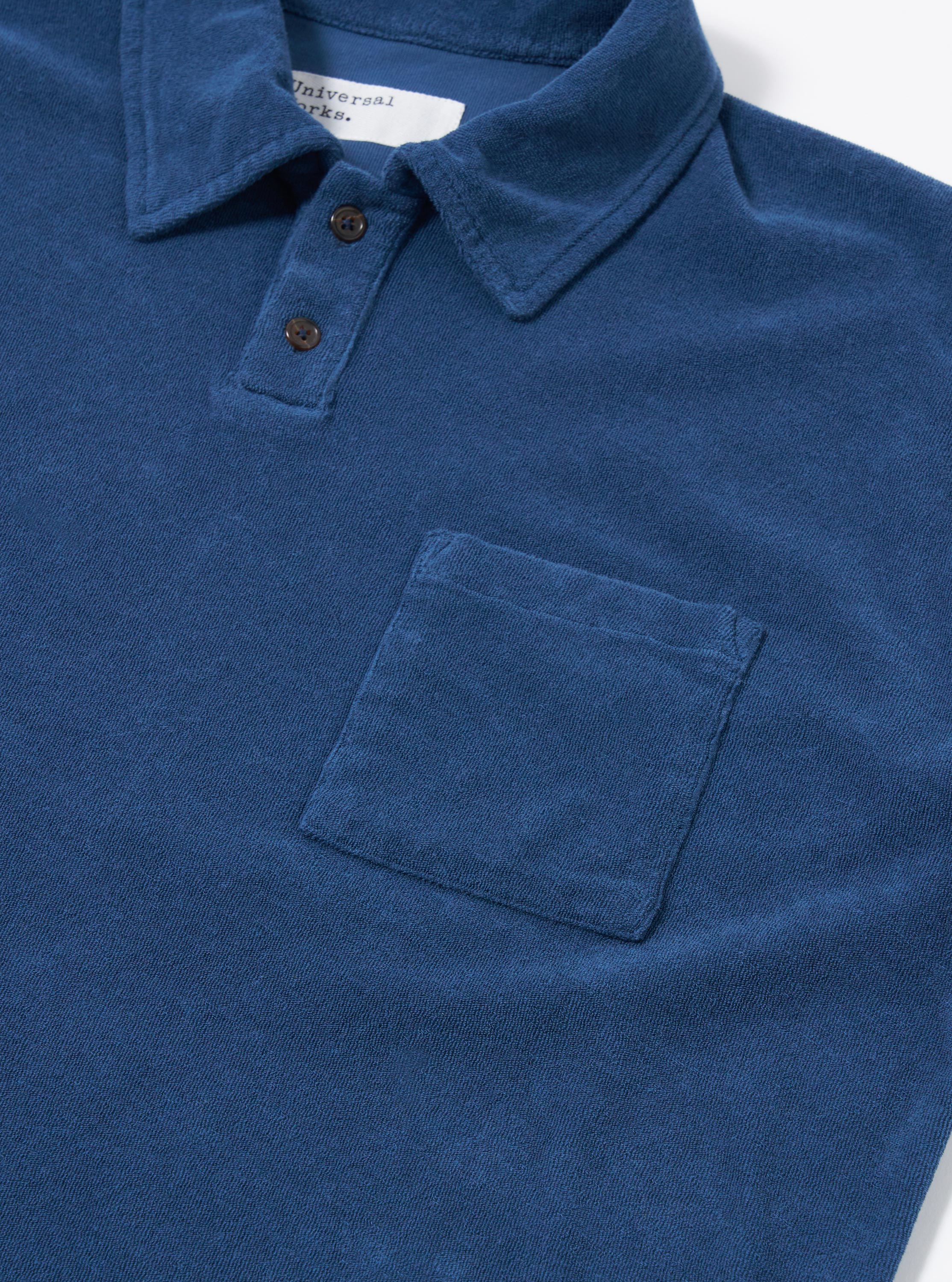Navy Light Weight Terry Newlyn Polo - Image 7