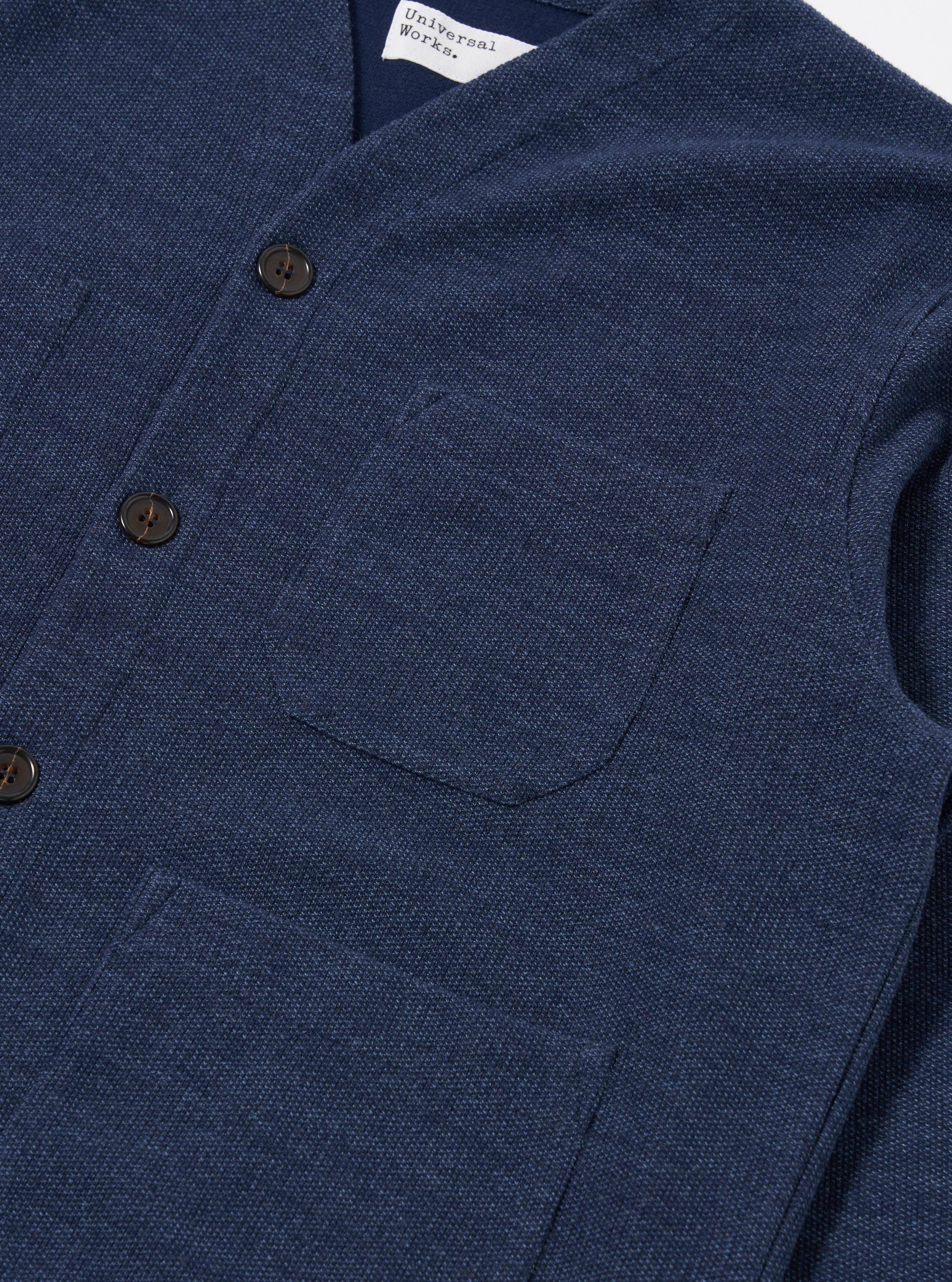 Navy Maiorca Jersey Cardigan - Image 4