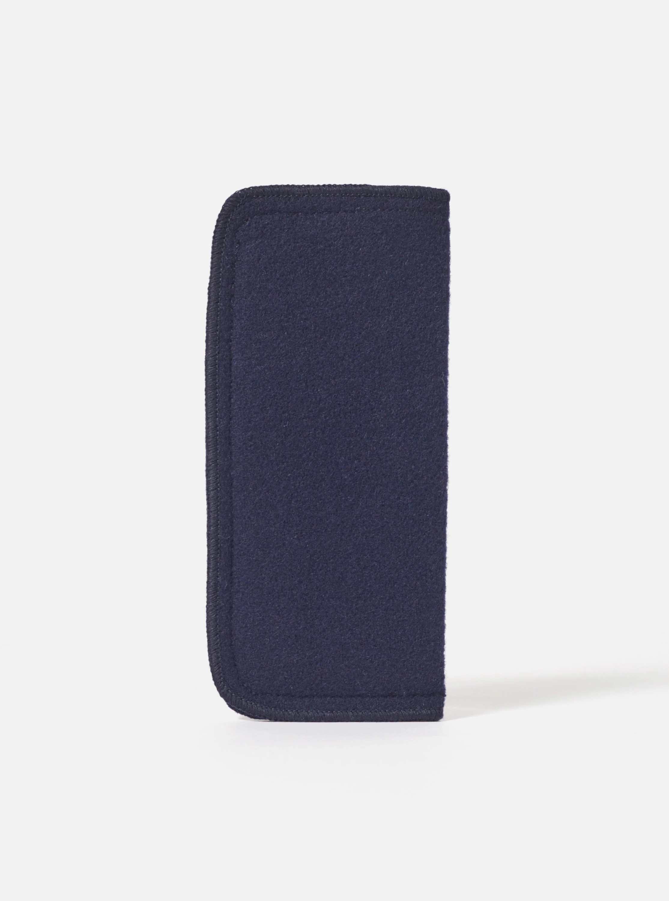 Navy Melton Large Glasses Case - Image 2