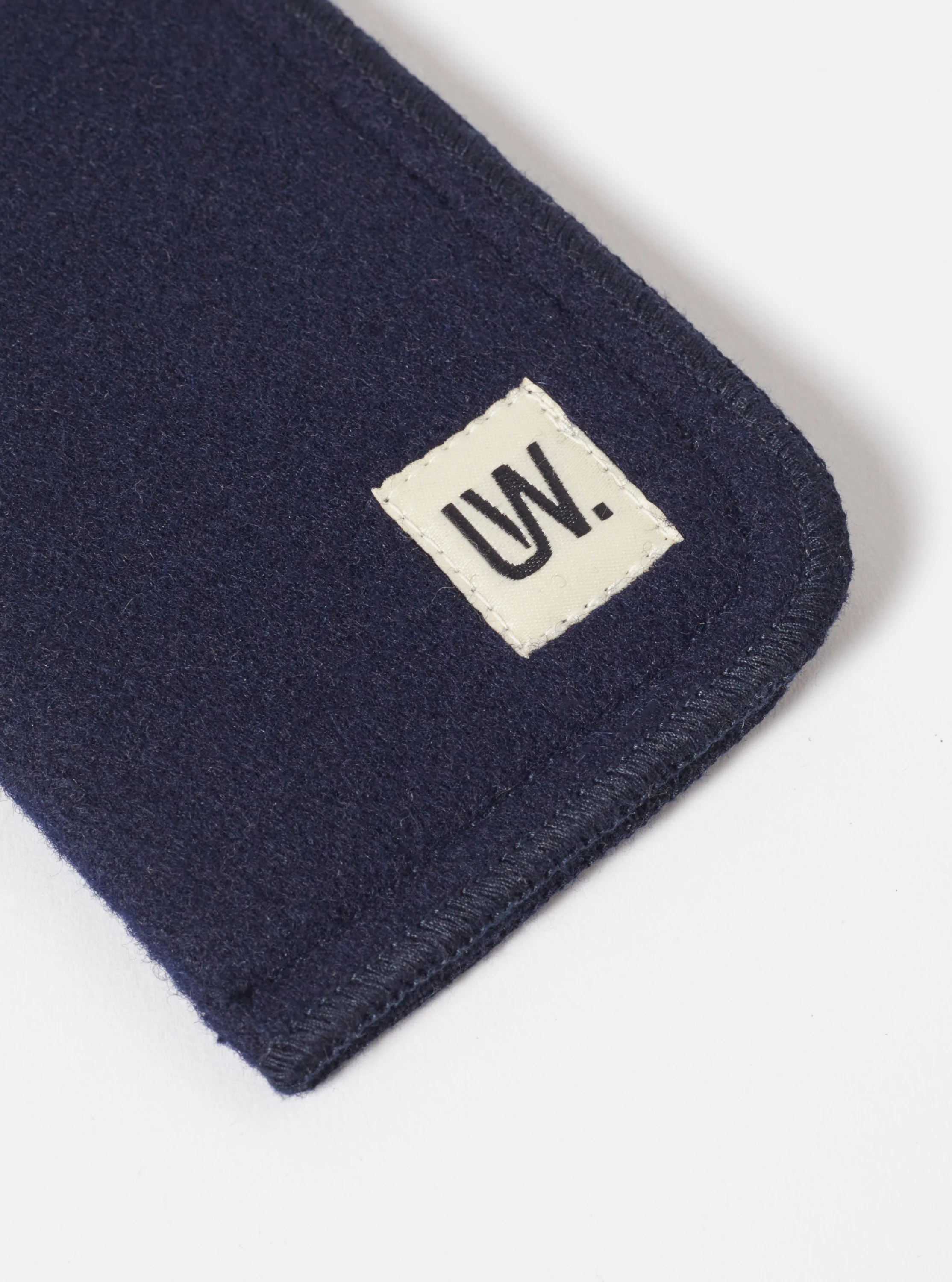 Navy Melton Large Glasses Case - Image 4