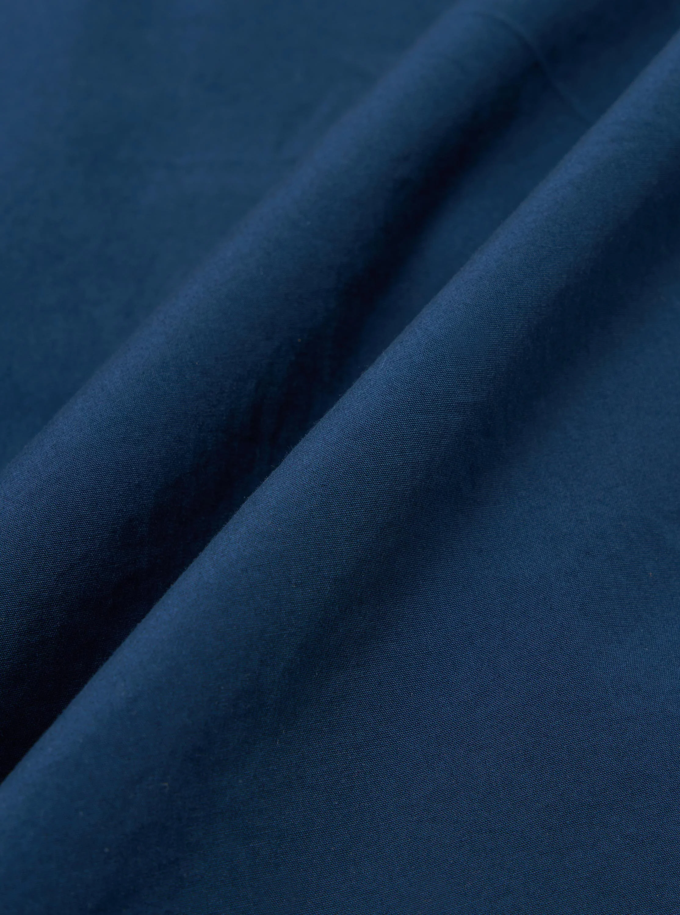 Navy Organic Fine Poplin CPO Shirt - Image 4