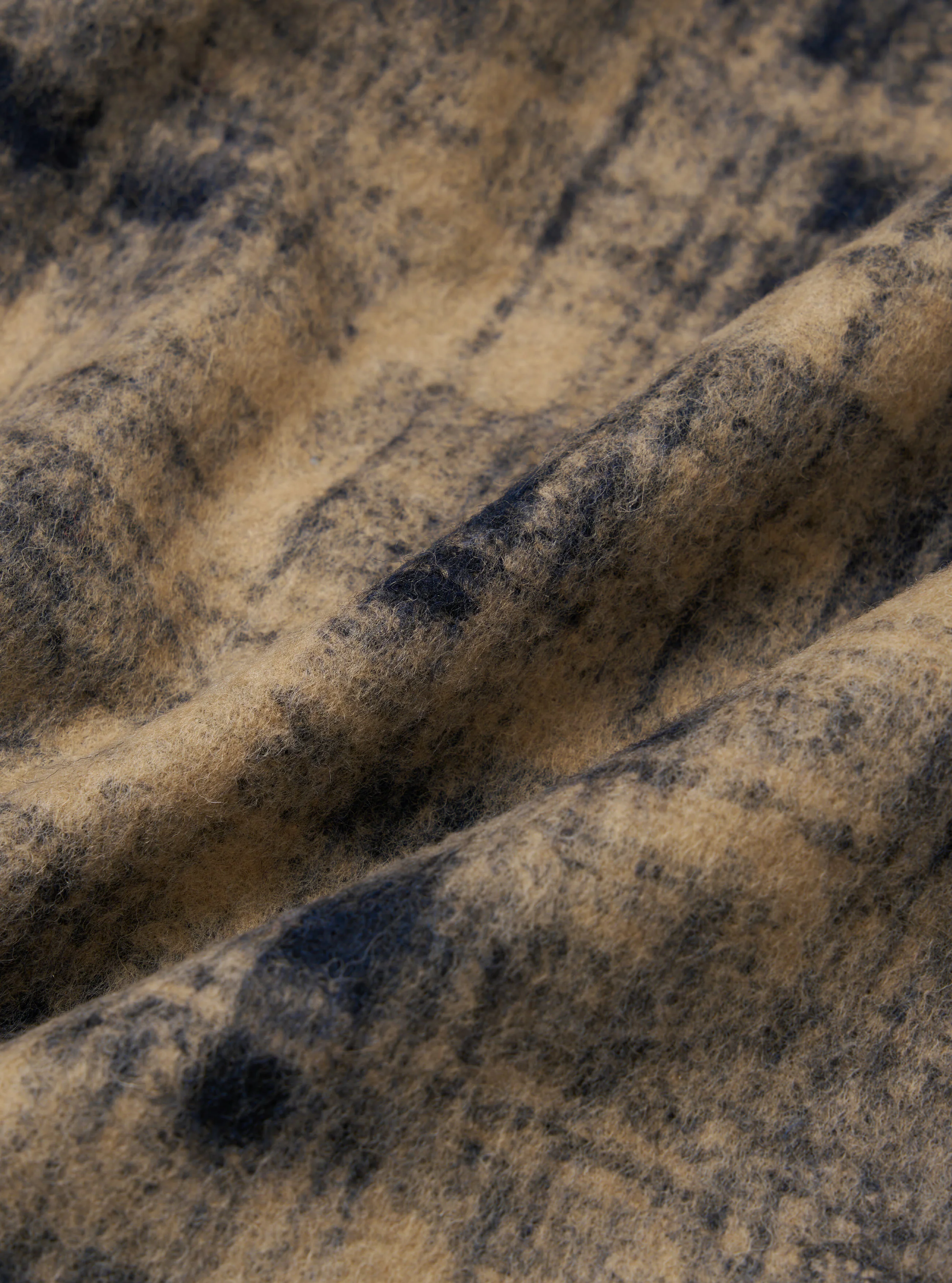Navy Patch Check Fleece Rams Jacket - Image 4