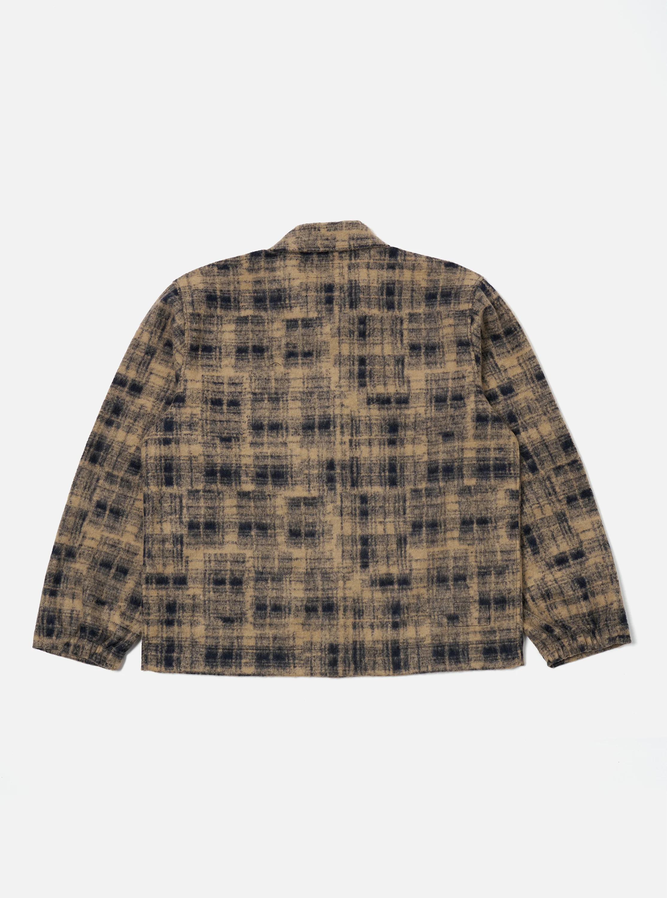 Navy Patch Check Fleece Rams Jacket - Image 5