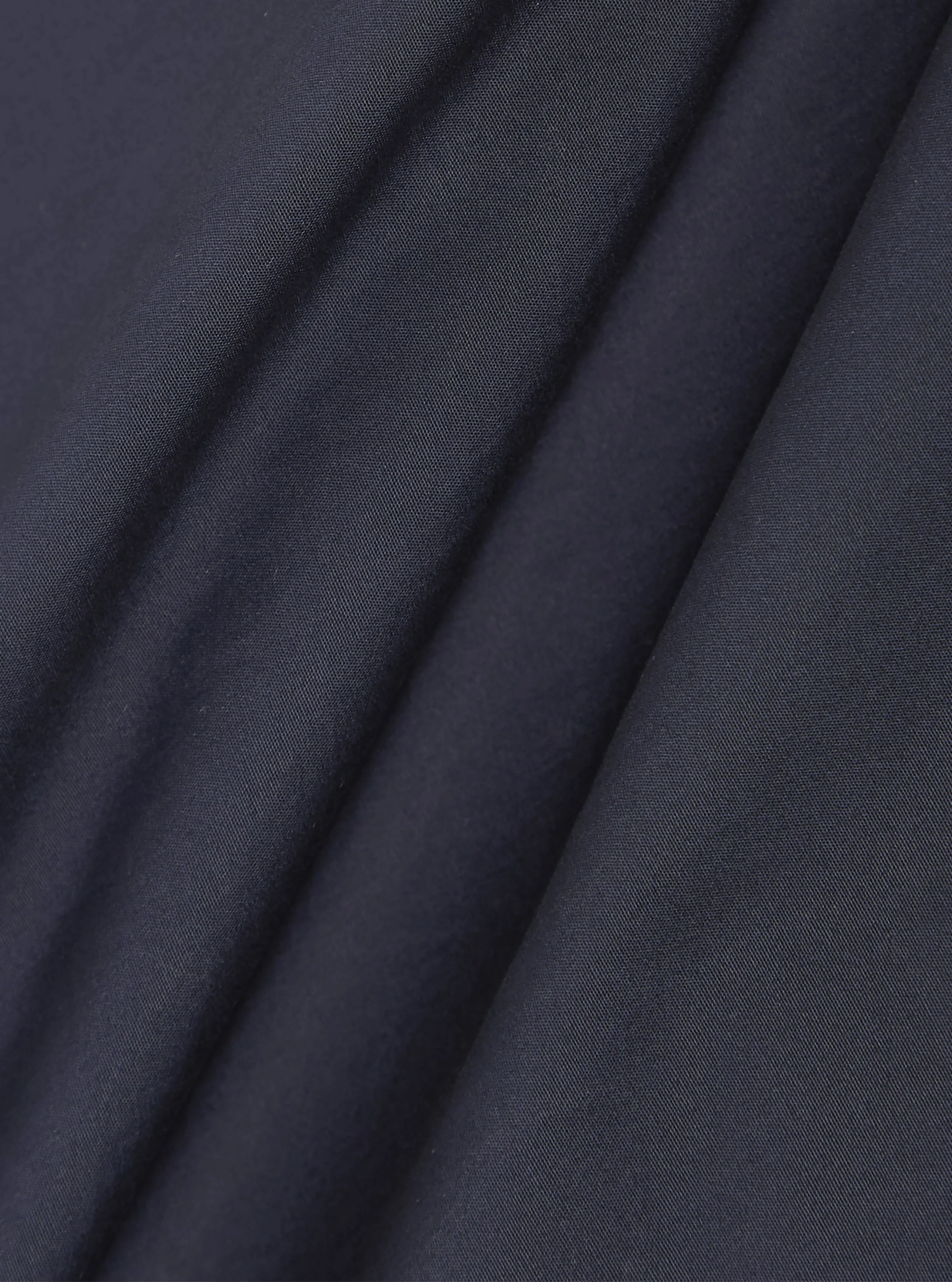 Navy Peached Poplin Bakers Overshirt - Image 4