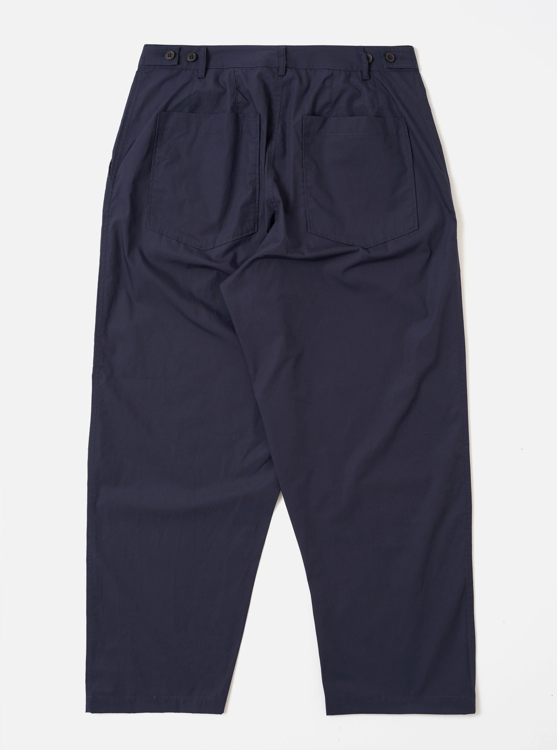 Navy Peached Poplin Dutch Pant - Image 5