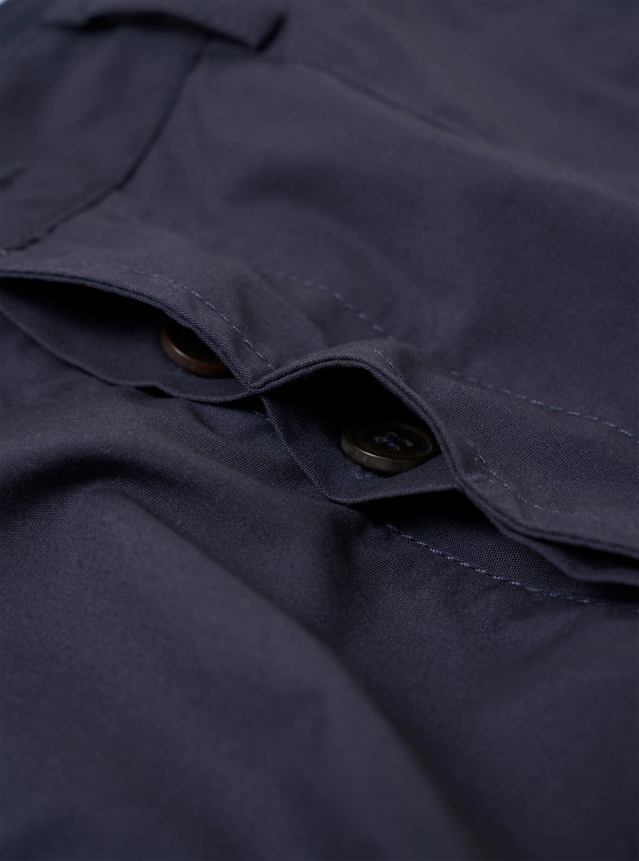 Navy Peached Poplin Dutch Pant - Image 6