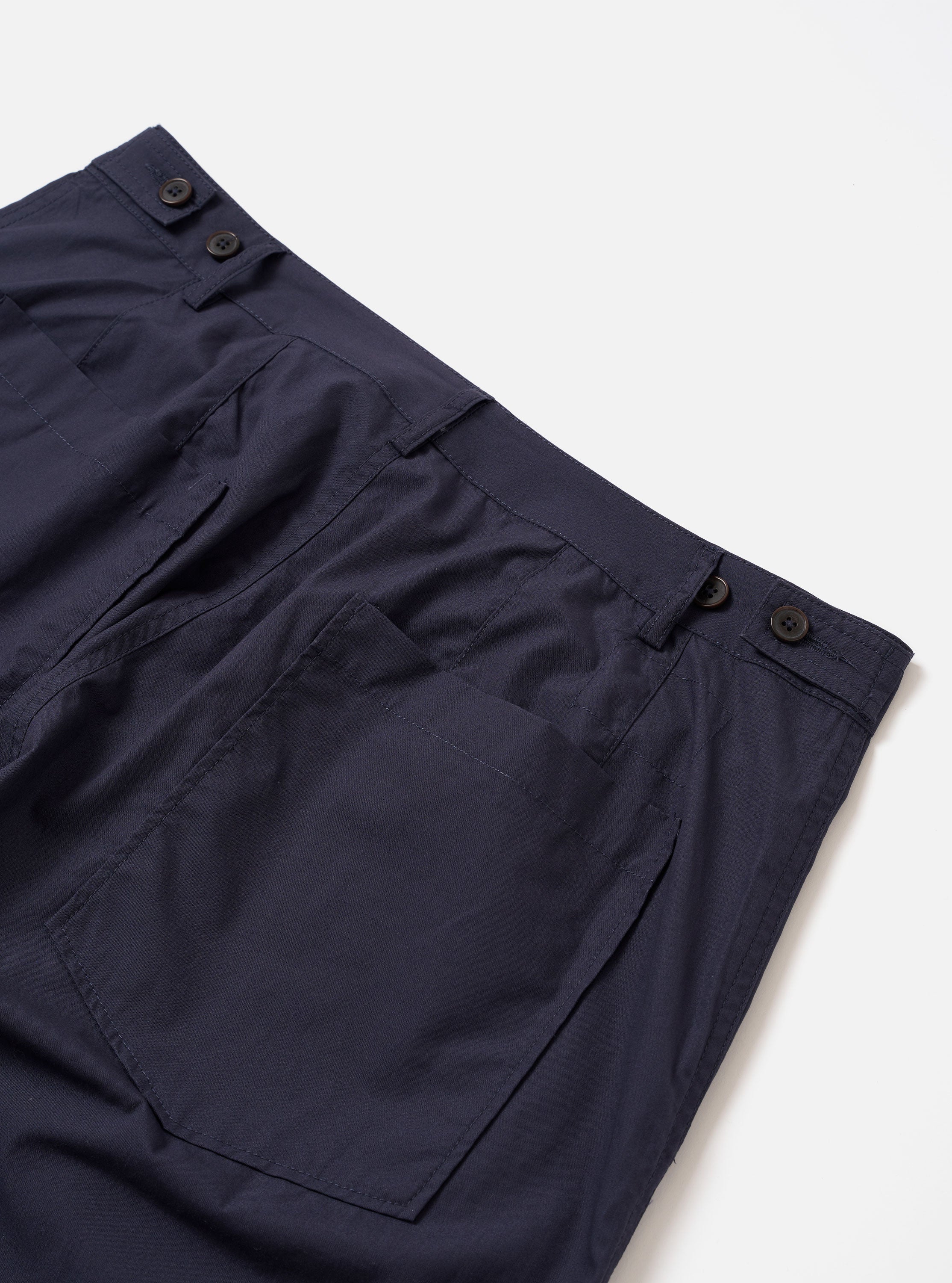Navy Peached Poplin Dutch Pant - Image 7