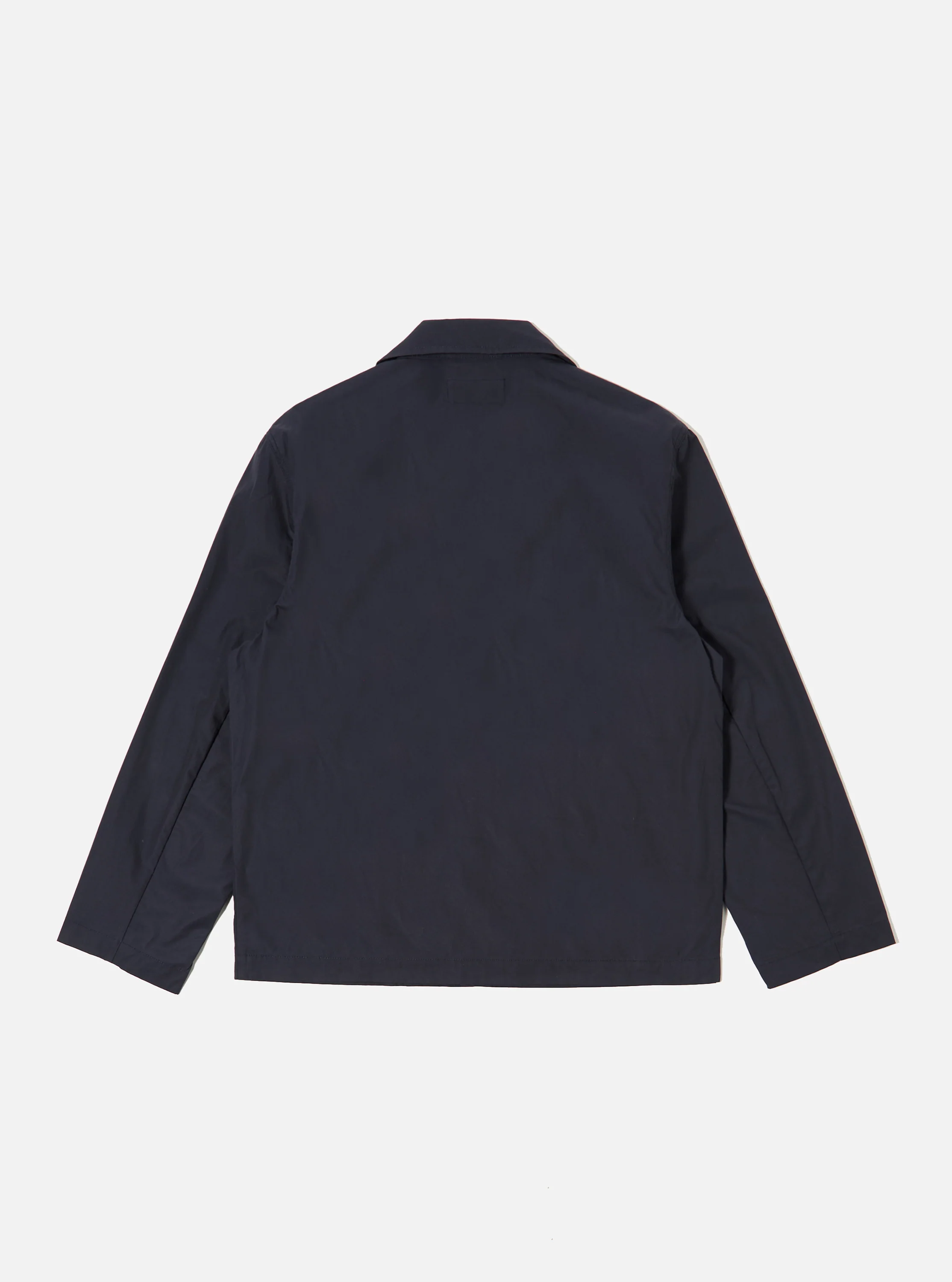 Navy Peached Poplin Franck Jacket - Image 5