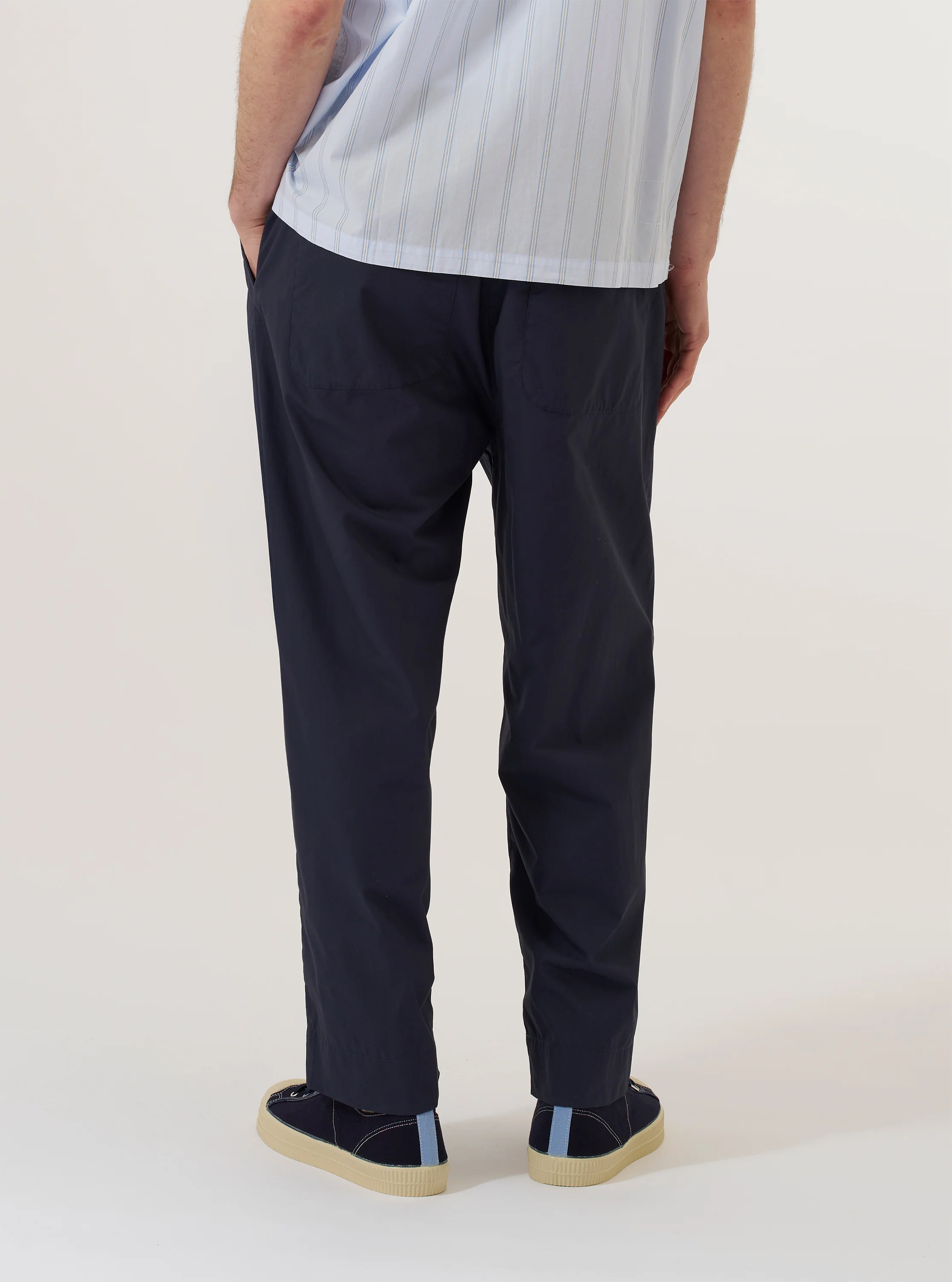 Navy Peached Poplin Judo Pant - Image 3