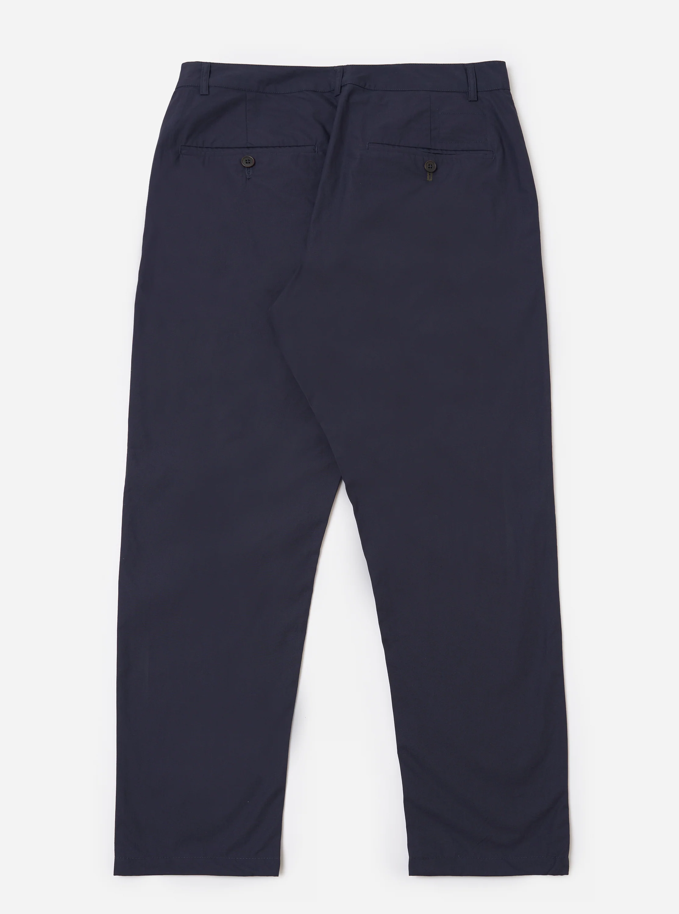 Navy Peached Poplin Military Chino - Image 5