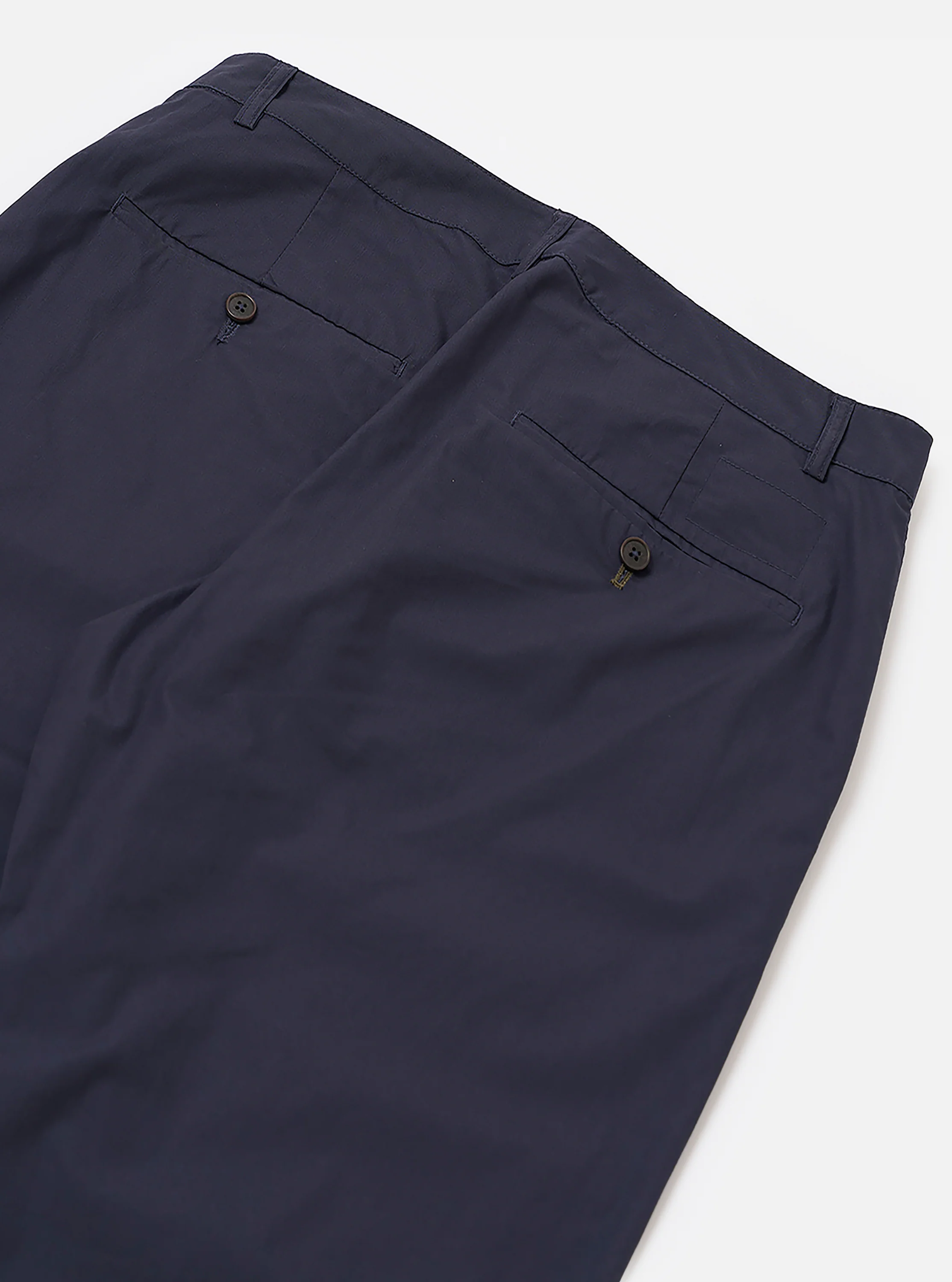 Navy Peached Poplin Military Chino - Image 6