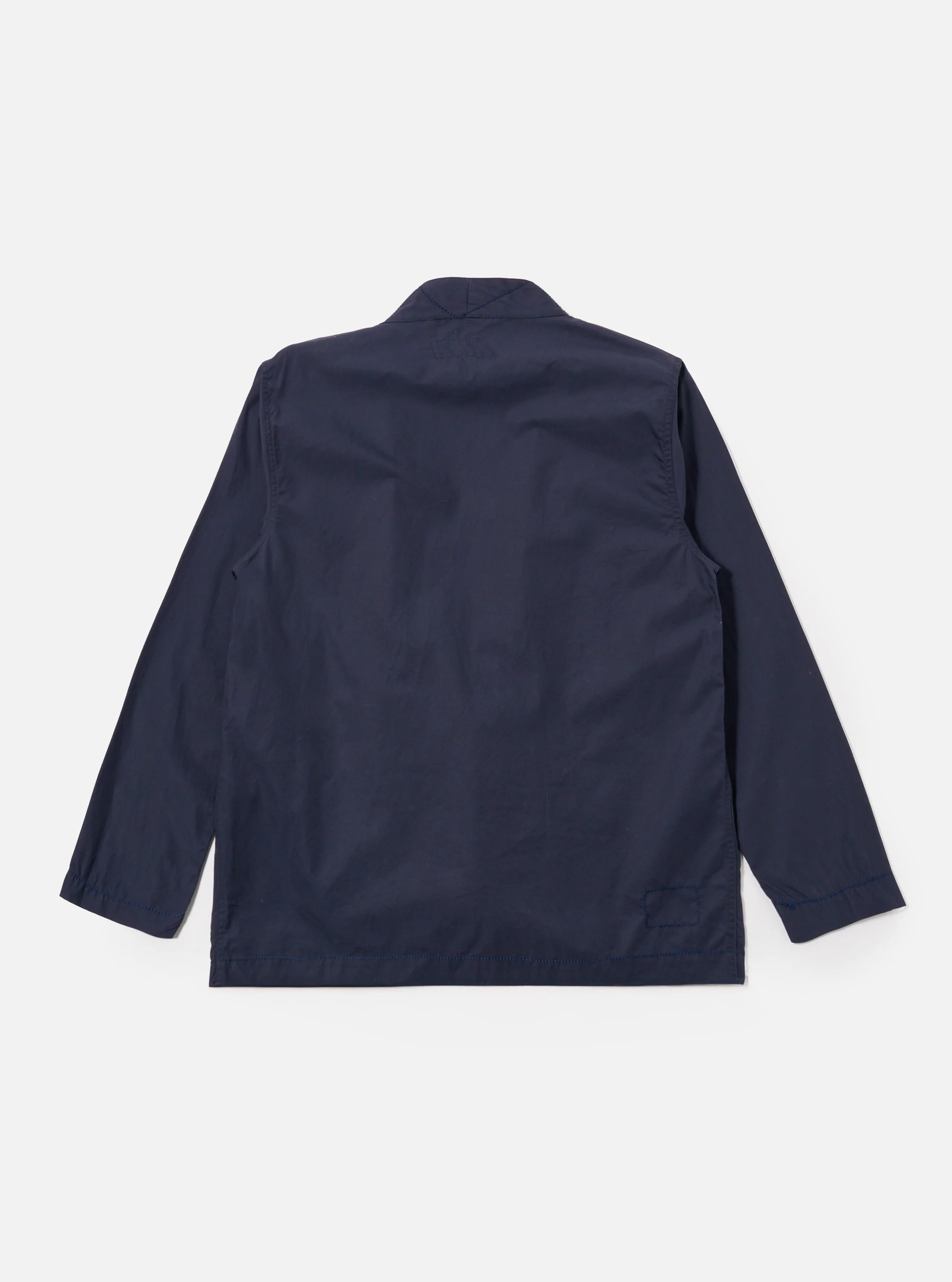 Navy Peached Poplin Osaka Work Jacket - Image 5