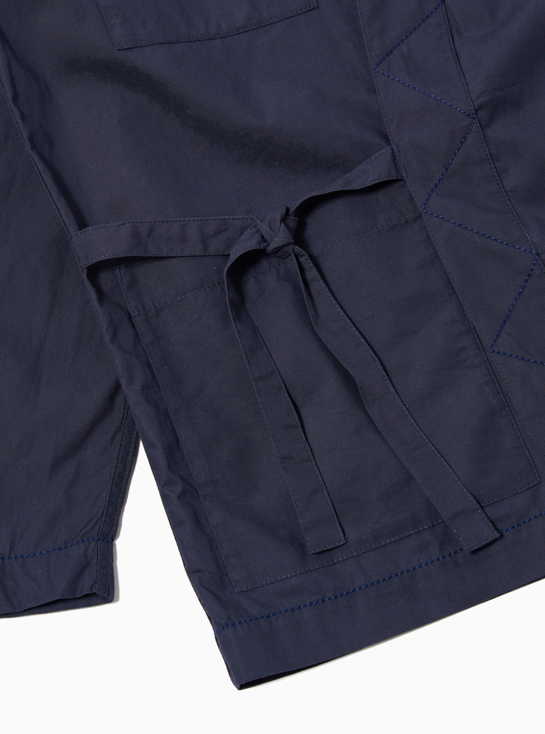 Navy Peached Poplin Osaka Work Jacket - Image 6