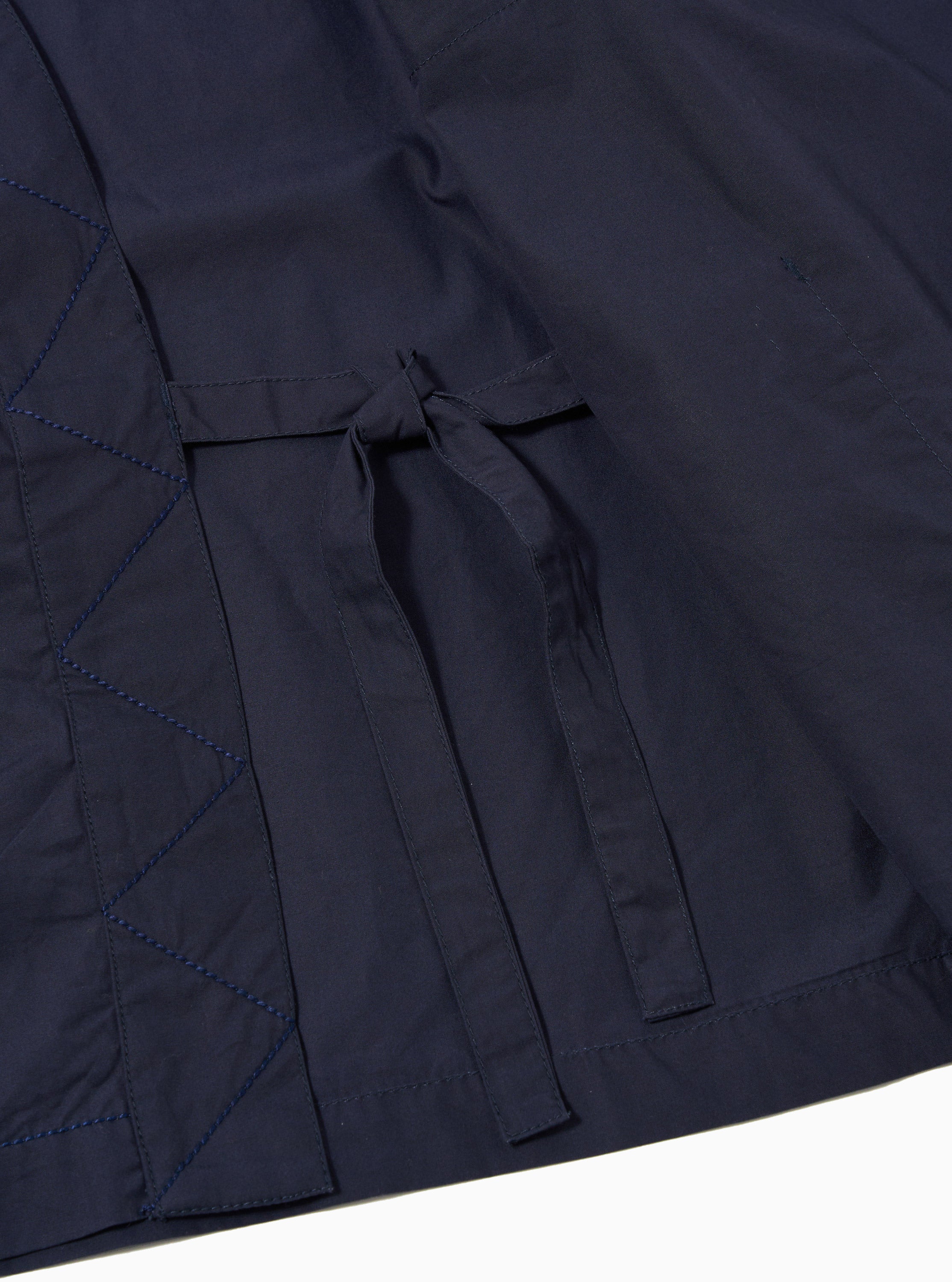 Navy Peached Poplin Osaka Work Jacket - Image 7